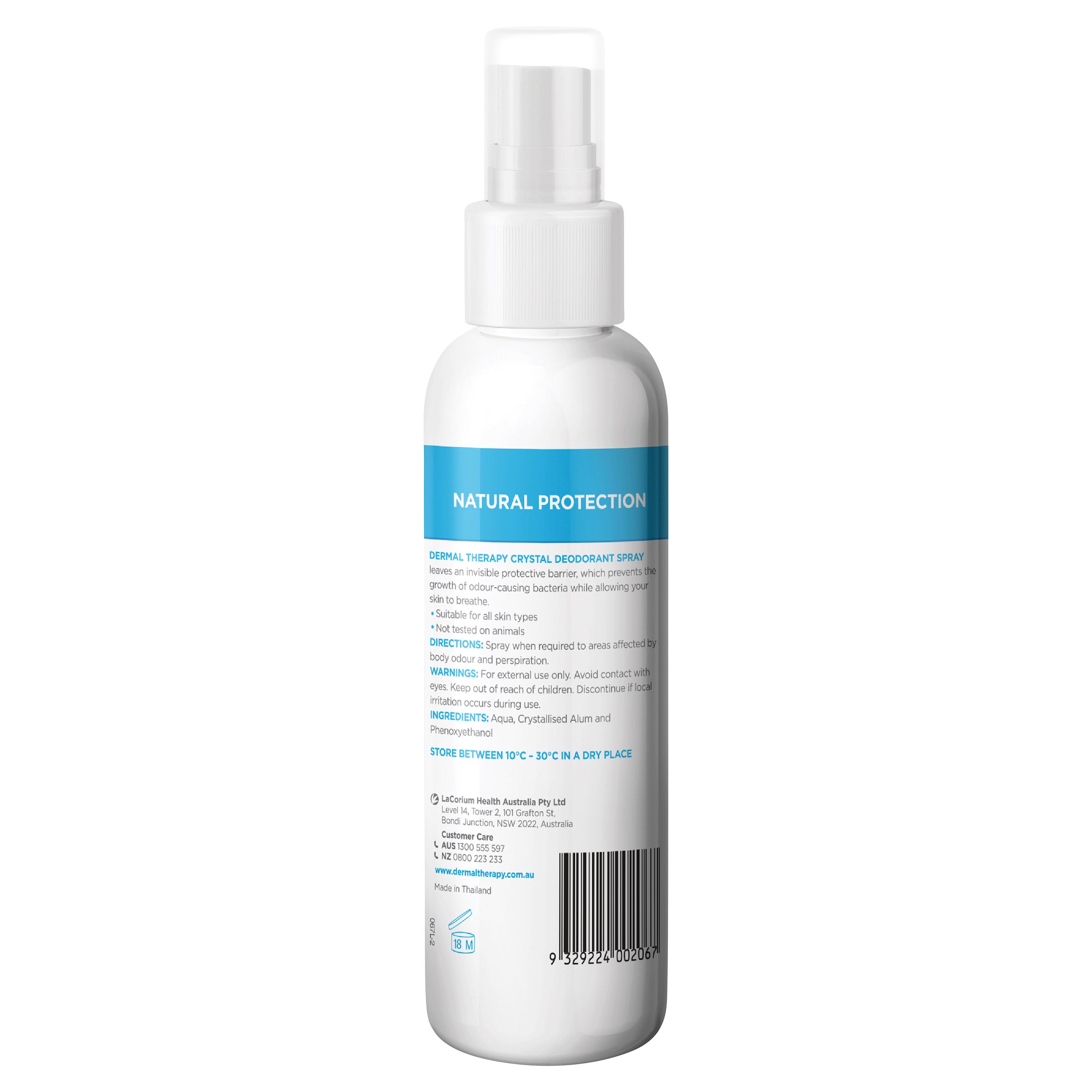 Dermal Therapy Crystal Deodorant Spray 120ml - Image 2