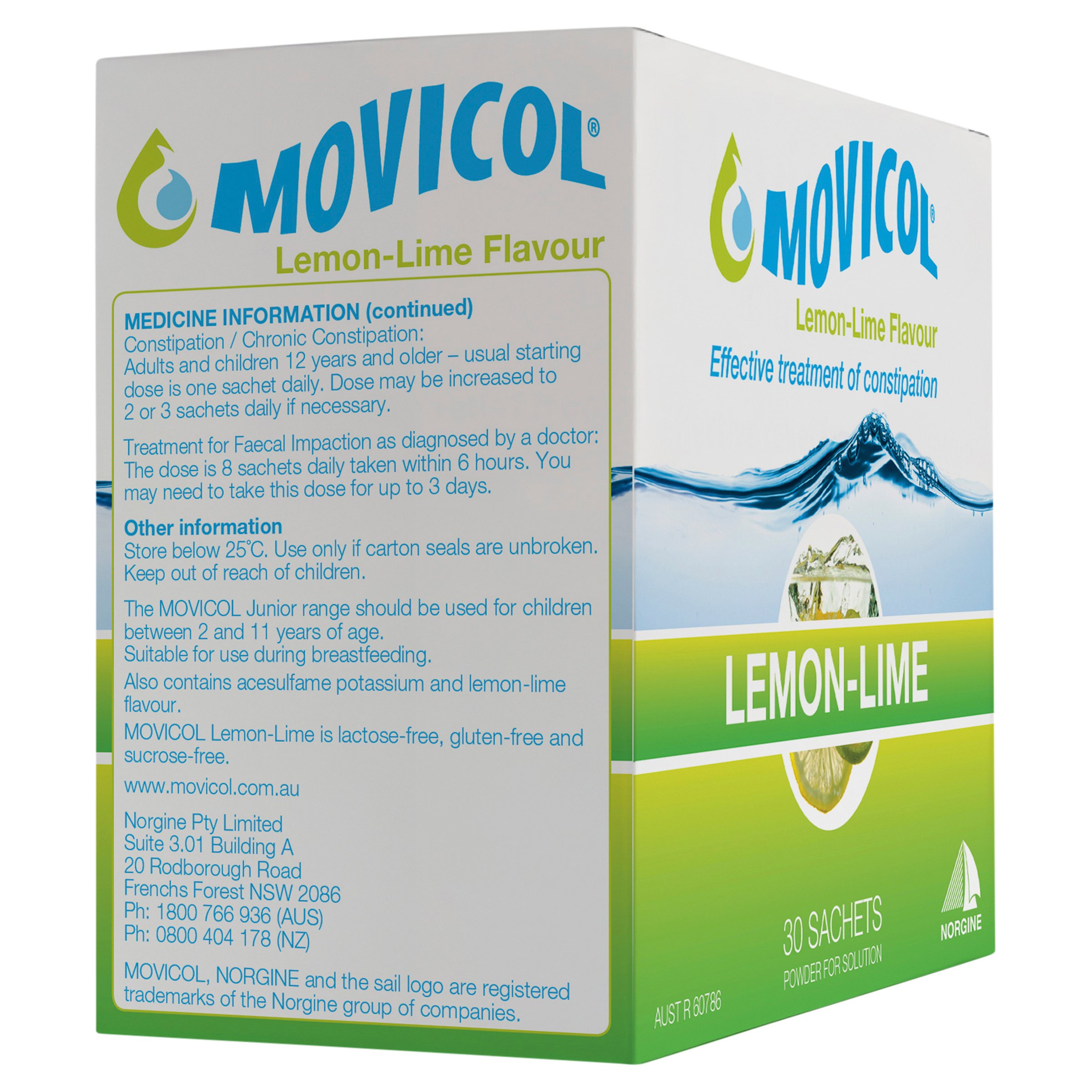 MOVICOL Adult Lemon Lime 30 sachets - Image 3
