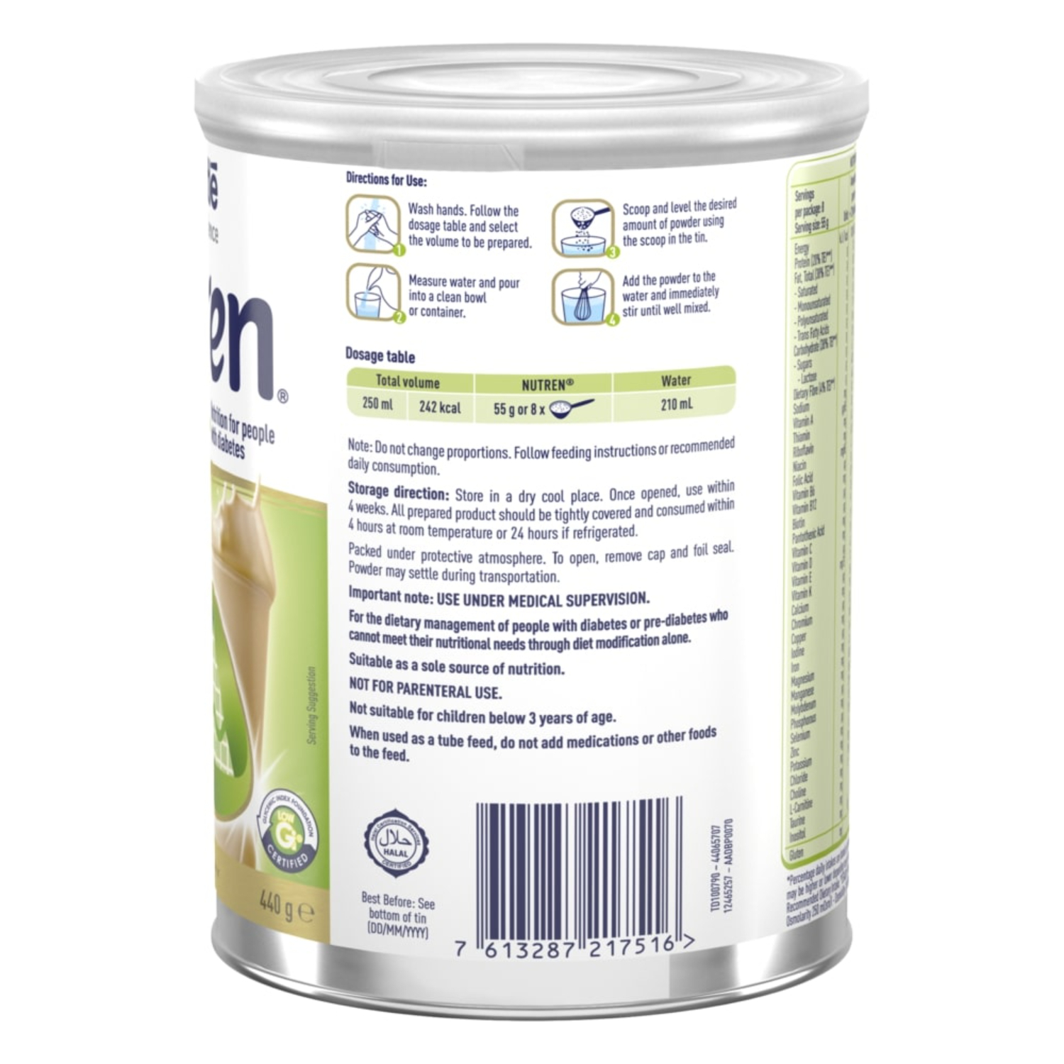Nutren Diabetes 440g - Image 3