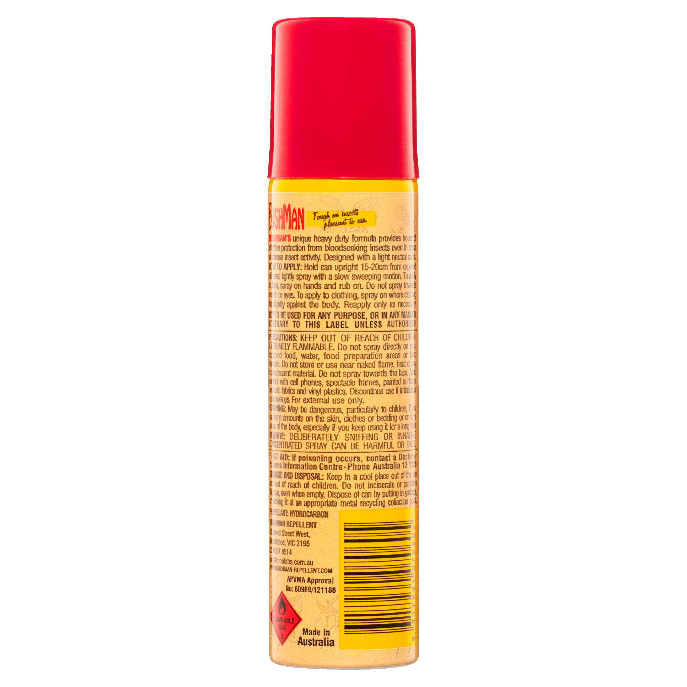 Bushman Personal Insect Repellent Heavy Duty Aerosol 60g - Image 2