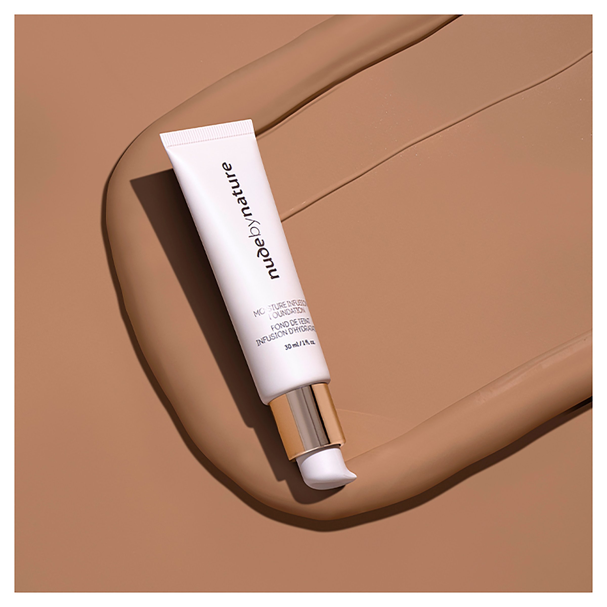 Nude By Nature Moisture Infusion Foundation N4 Silky Beige 30ml - Image 3