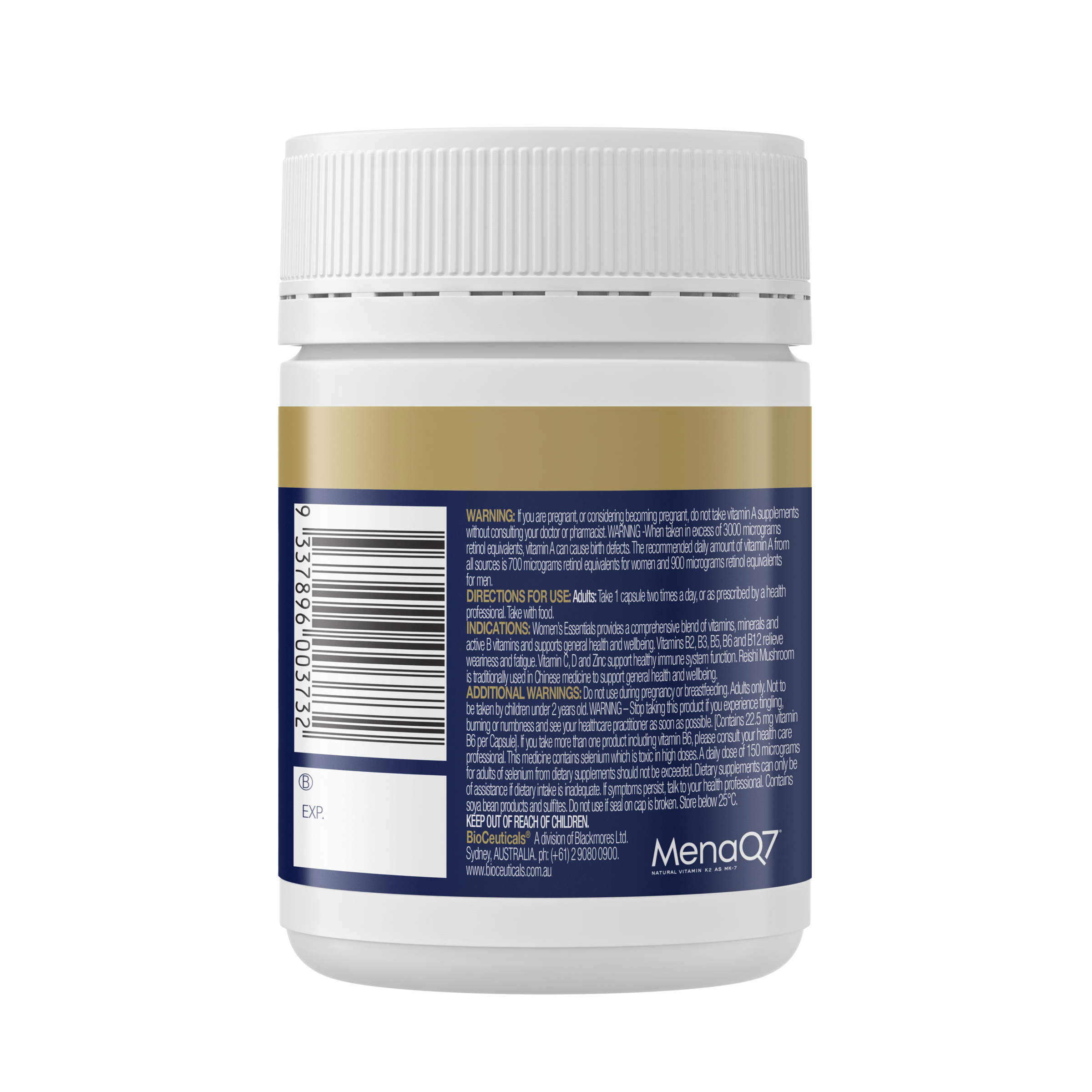BioCeuticals Women's Essentials 120 capsules - Image 3