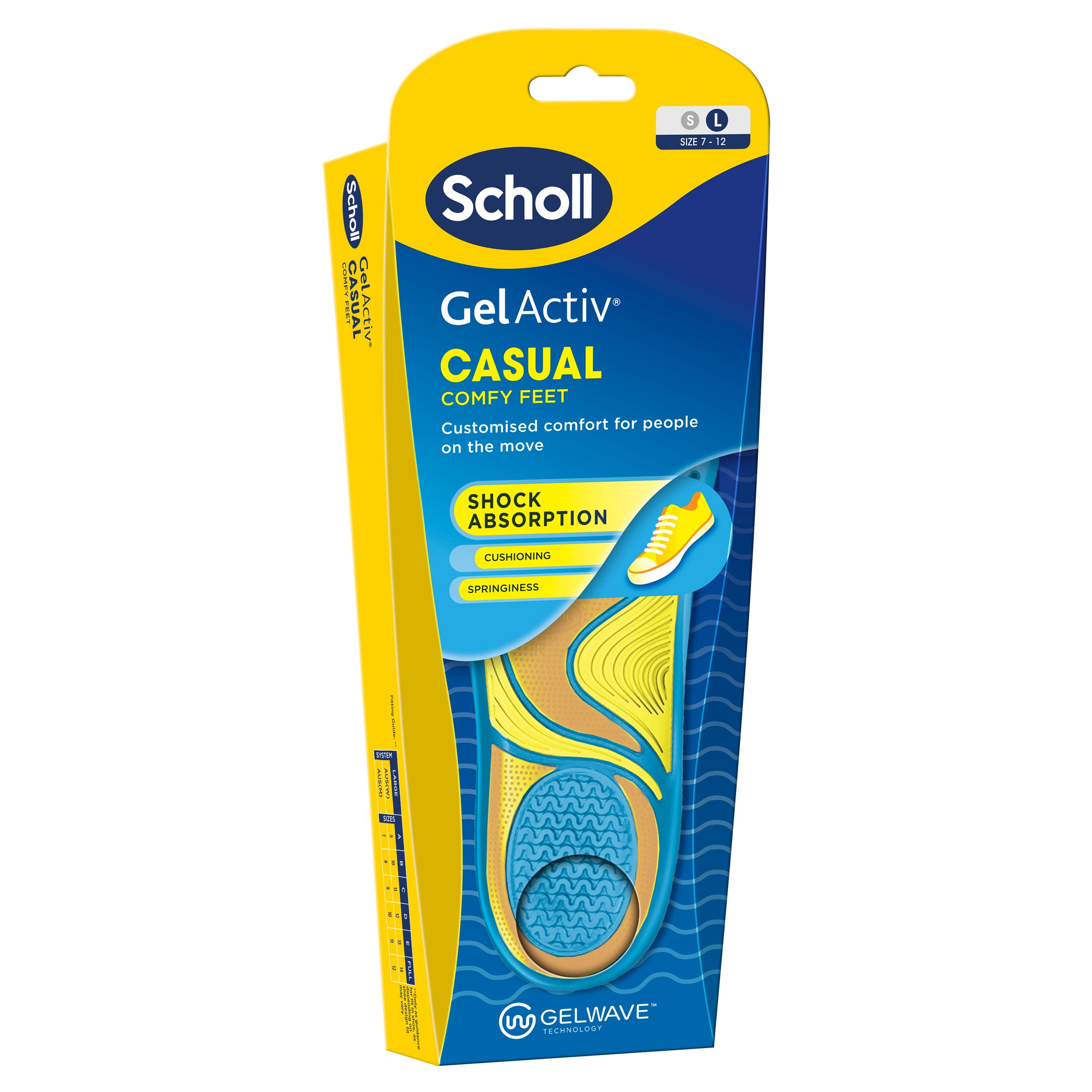Scholl Gel Activ Insole Casual Large 1 each - Image 9