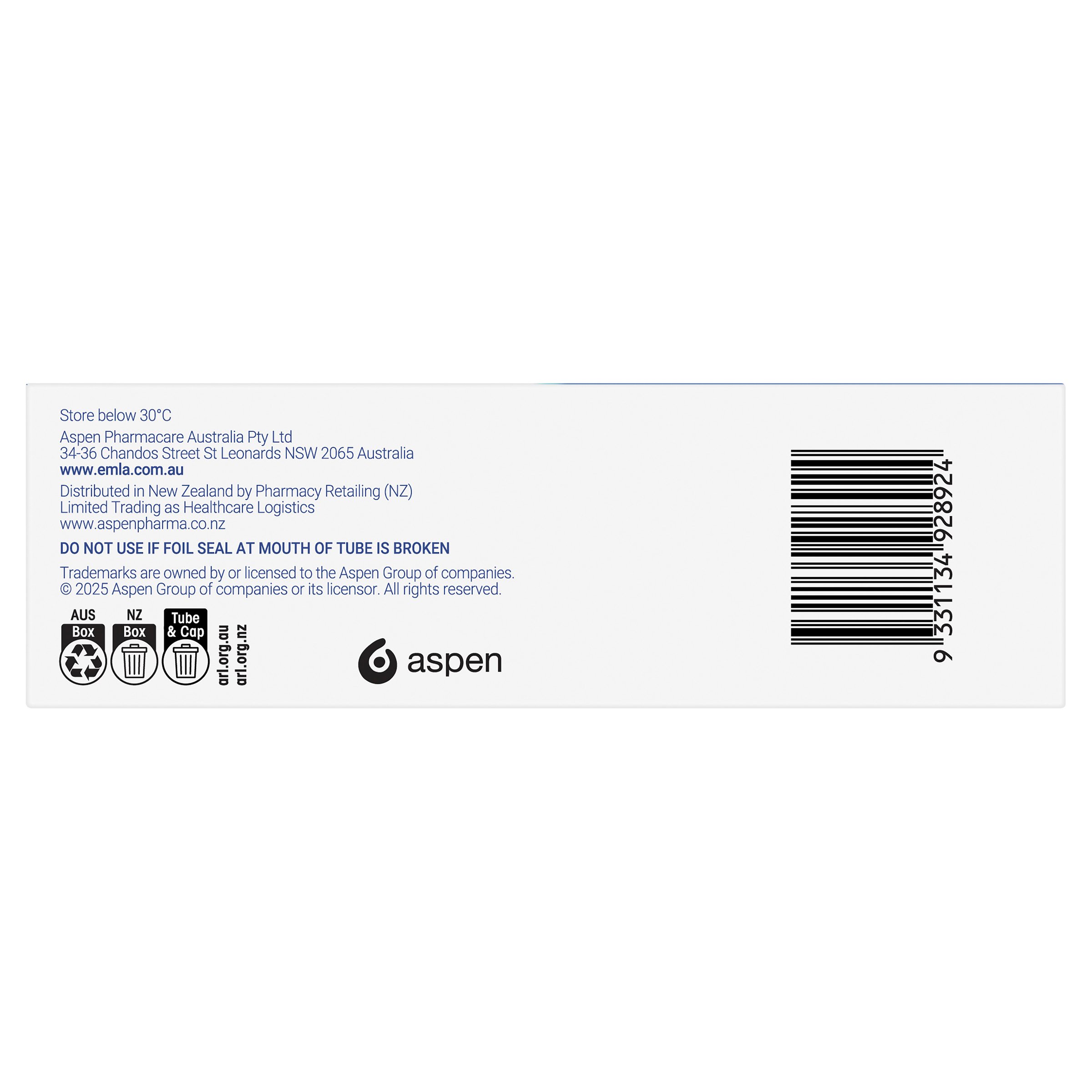 Emla Cream 5% X 30g Tube - Image 2