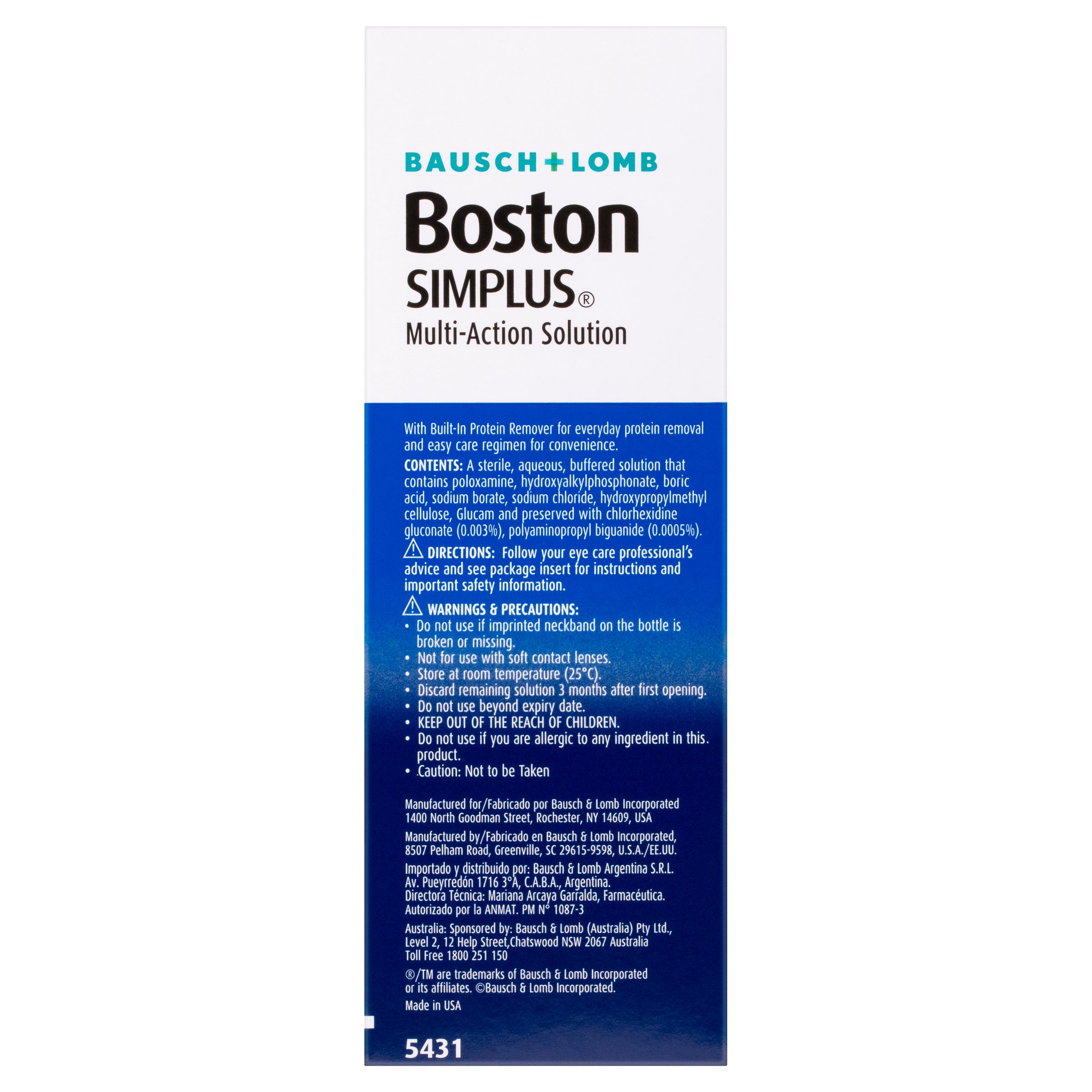 Boston Simplus Multi Action Solution 120ml - Image 3
