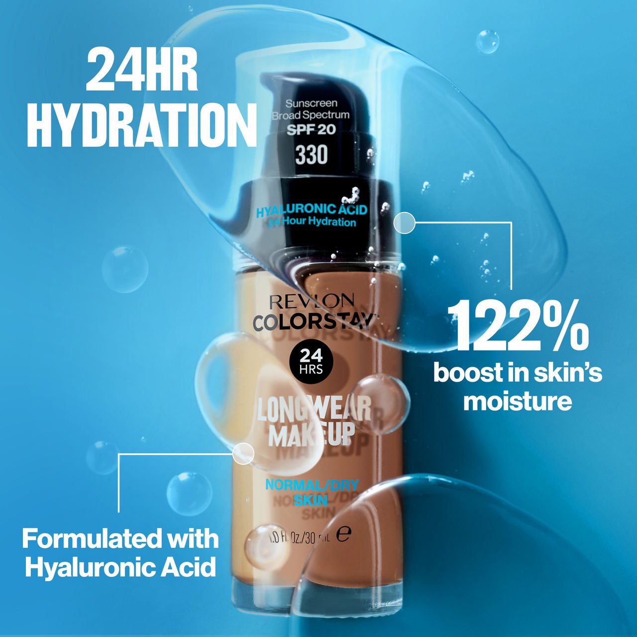 Revlon ColorStay Foundation With Skincare Normal/Dry Natural Beige 1 each - Image 4