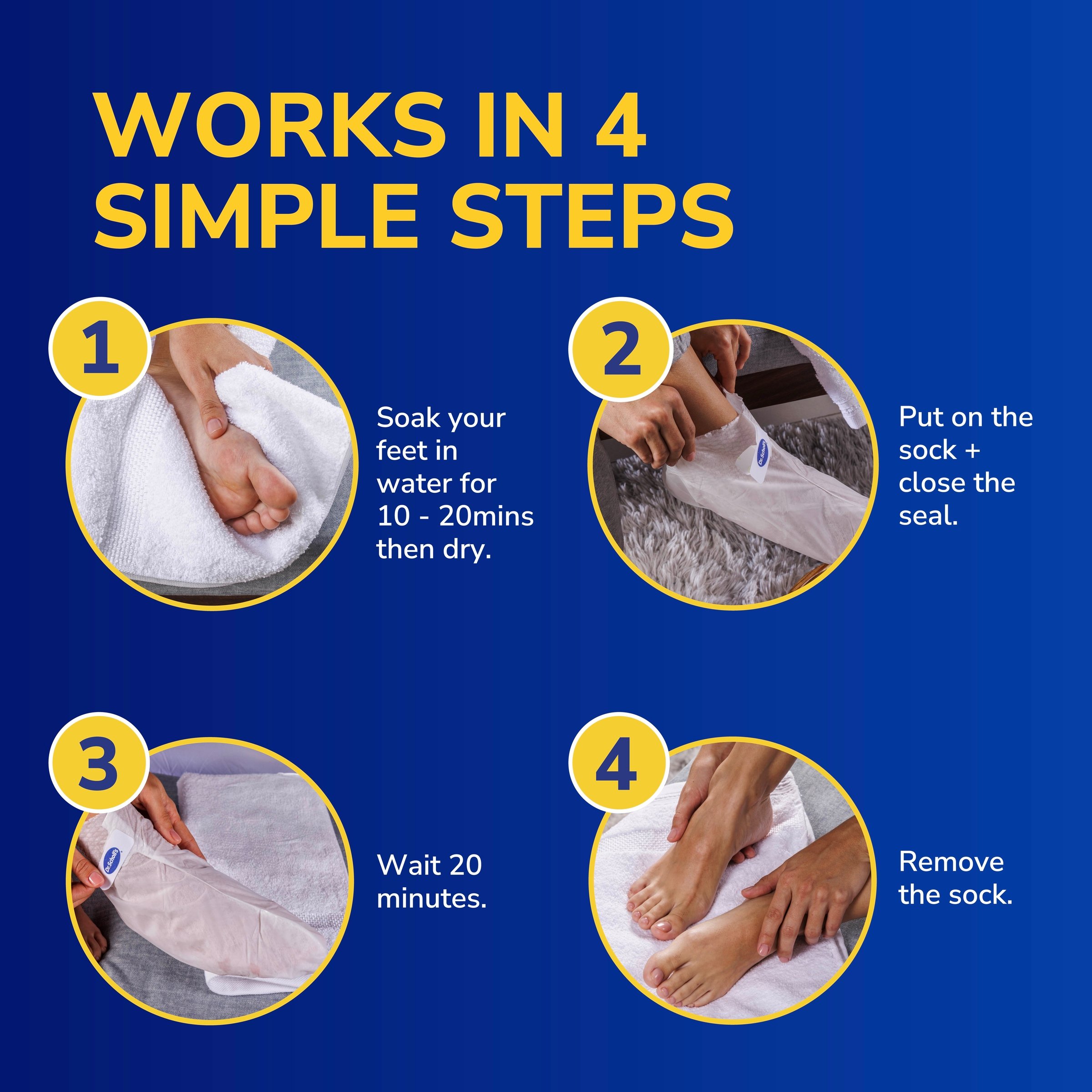 Scholl PediMask Dry Skin 1 pair - Image 4