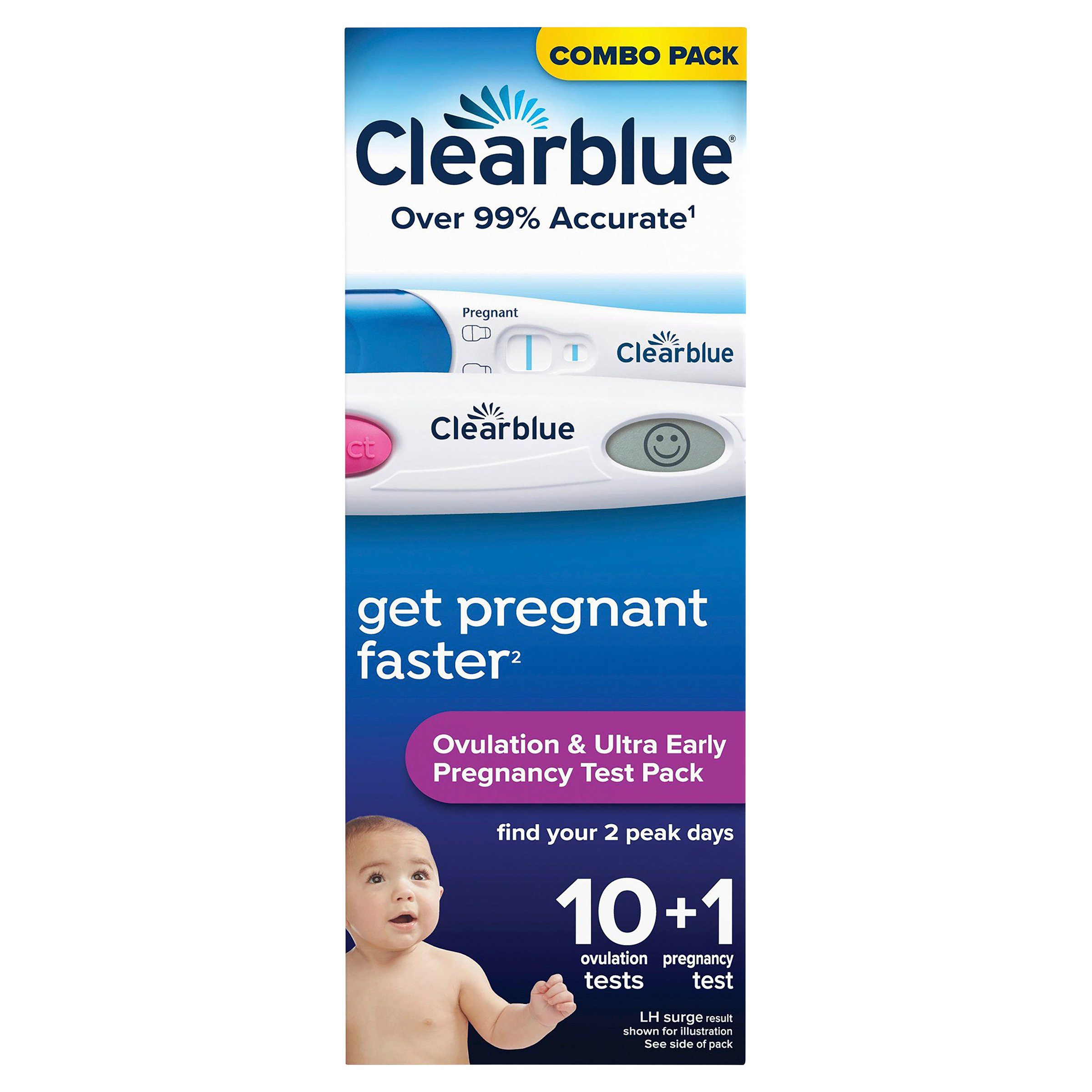 Clearblue Digital Ovulation & Pregnancy Tests 11 pack - Image 1