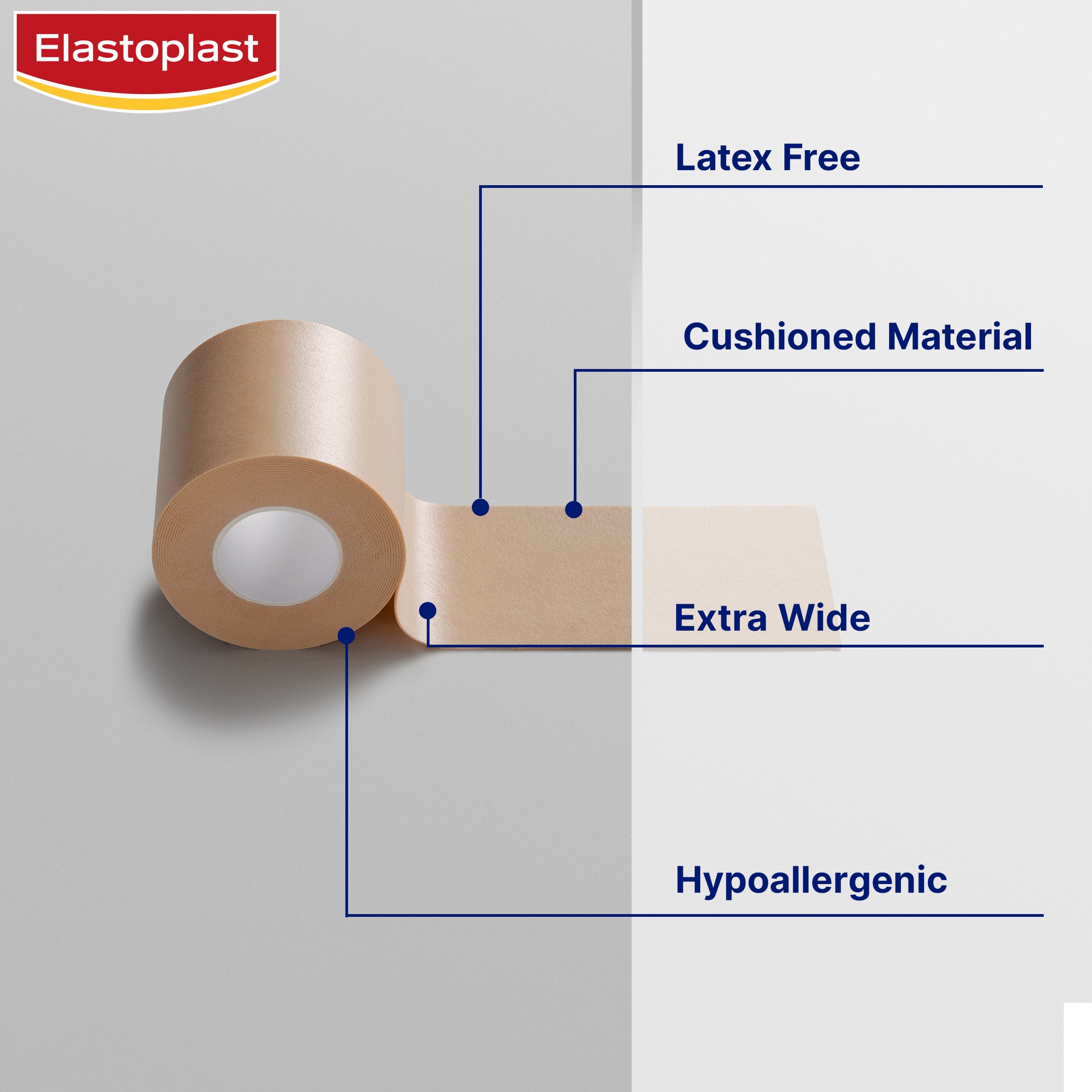 Elastoplast Active Cushioning Tape 50mm X 3m - 1 roll - Image 9
