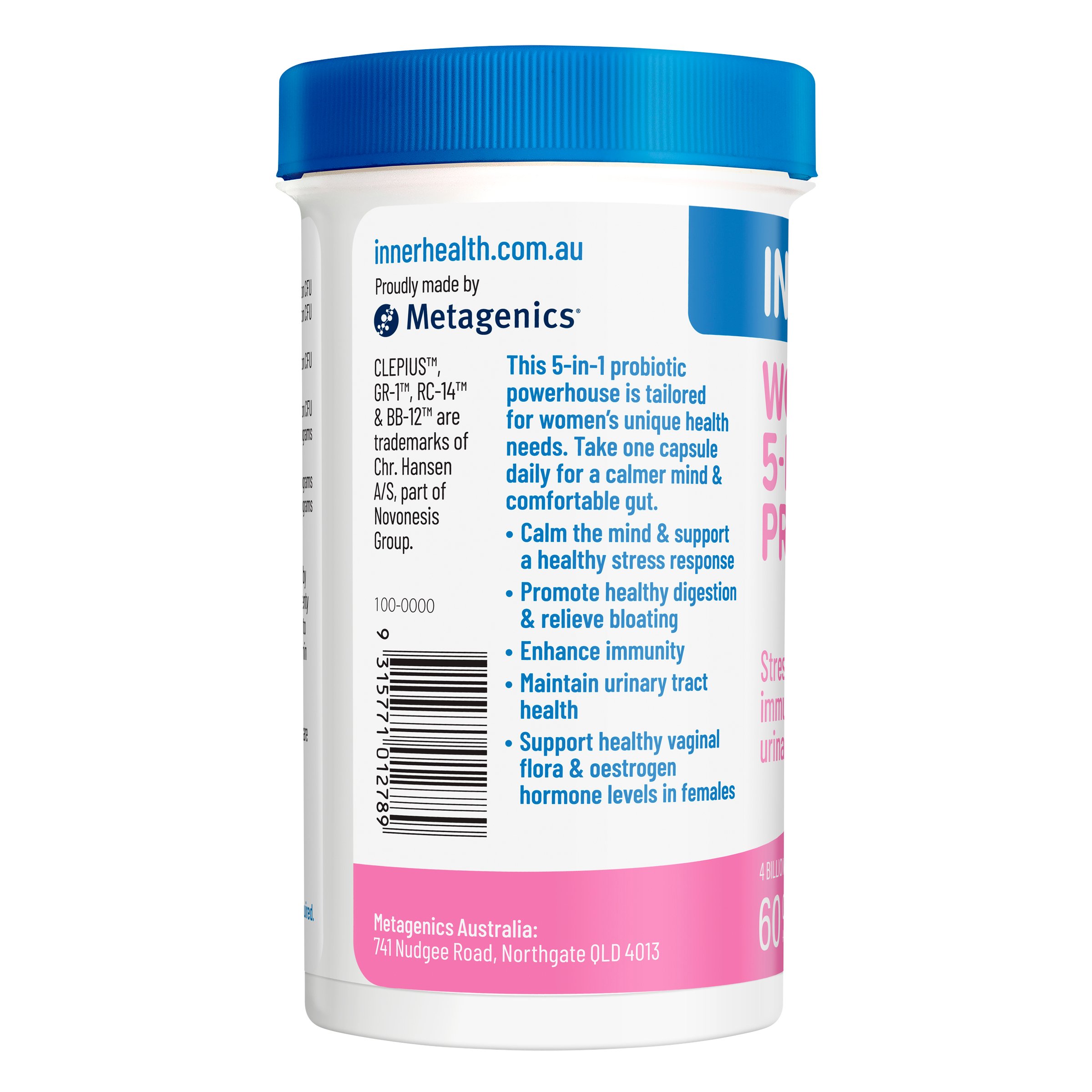 Inner Health Women's 5-In-1 Probiotic 60 capsules - Image 3