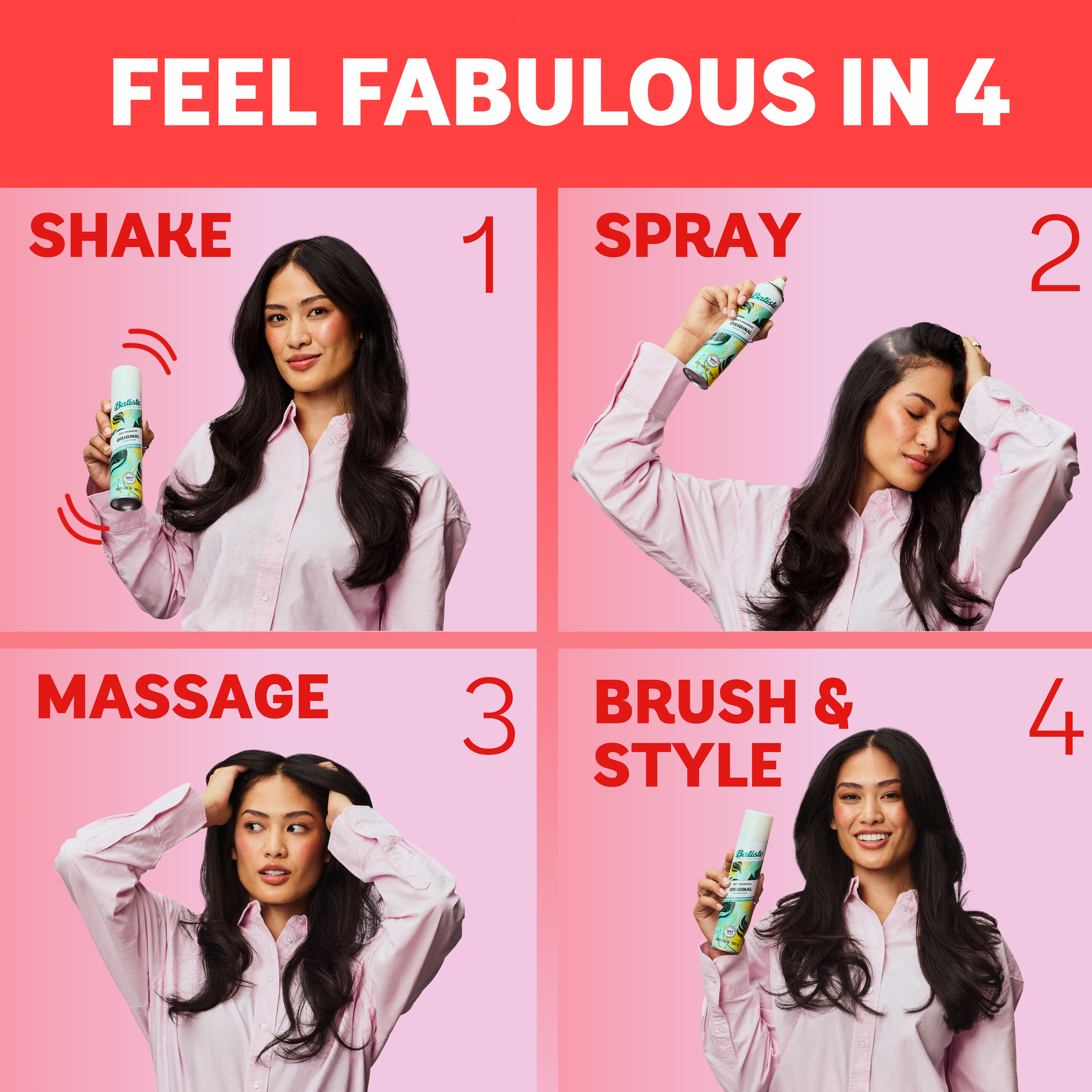 Batiste Dry Shampoo Hair Benefits Volume 200ml - Image 5