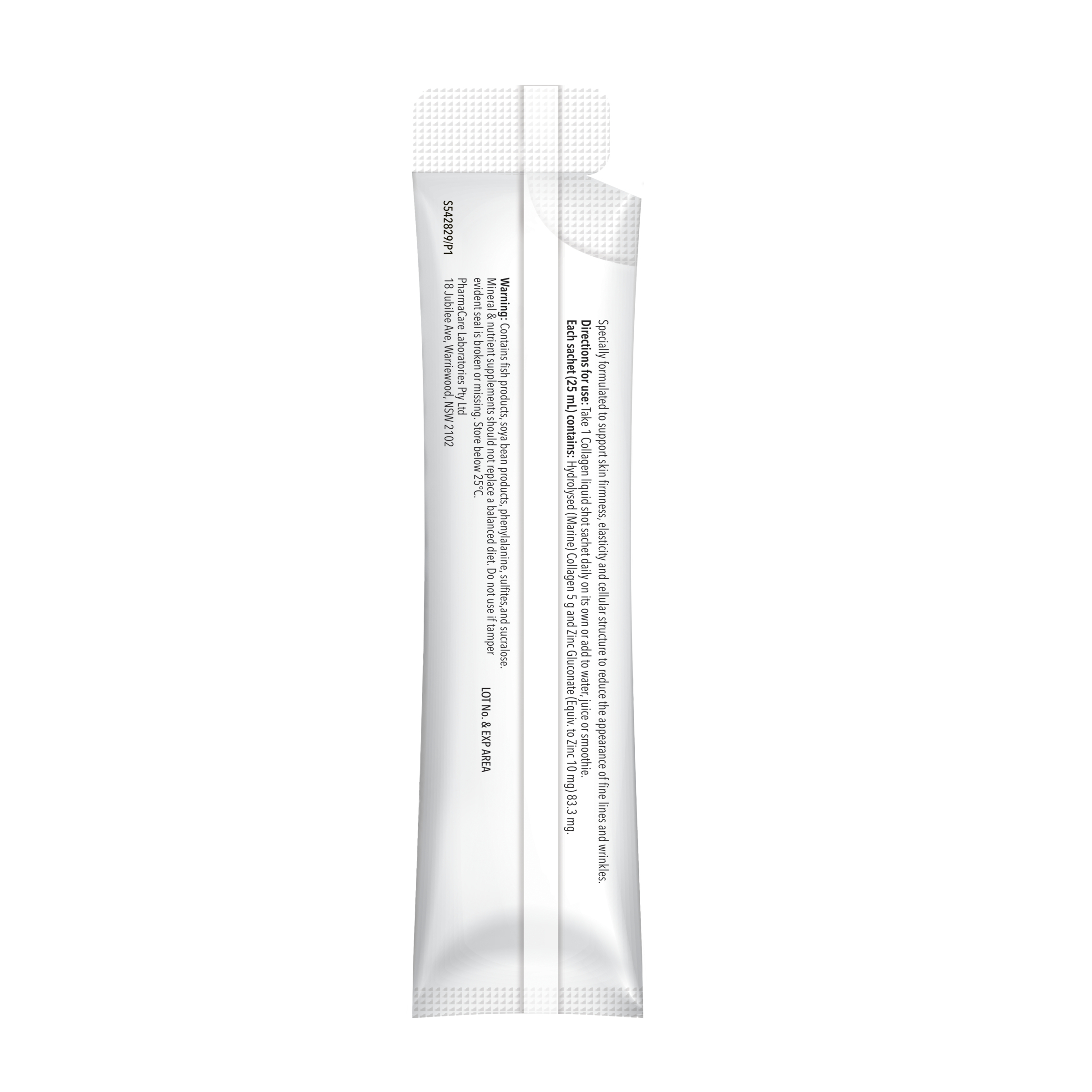 Bioglan Marine Collagen Beauty Complex Shots 25ml - 15 sachets - Image 9