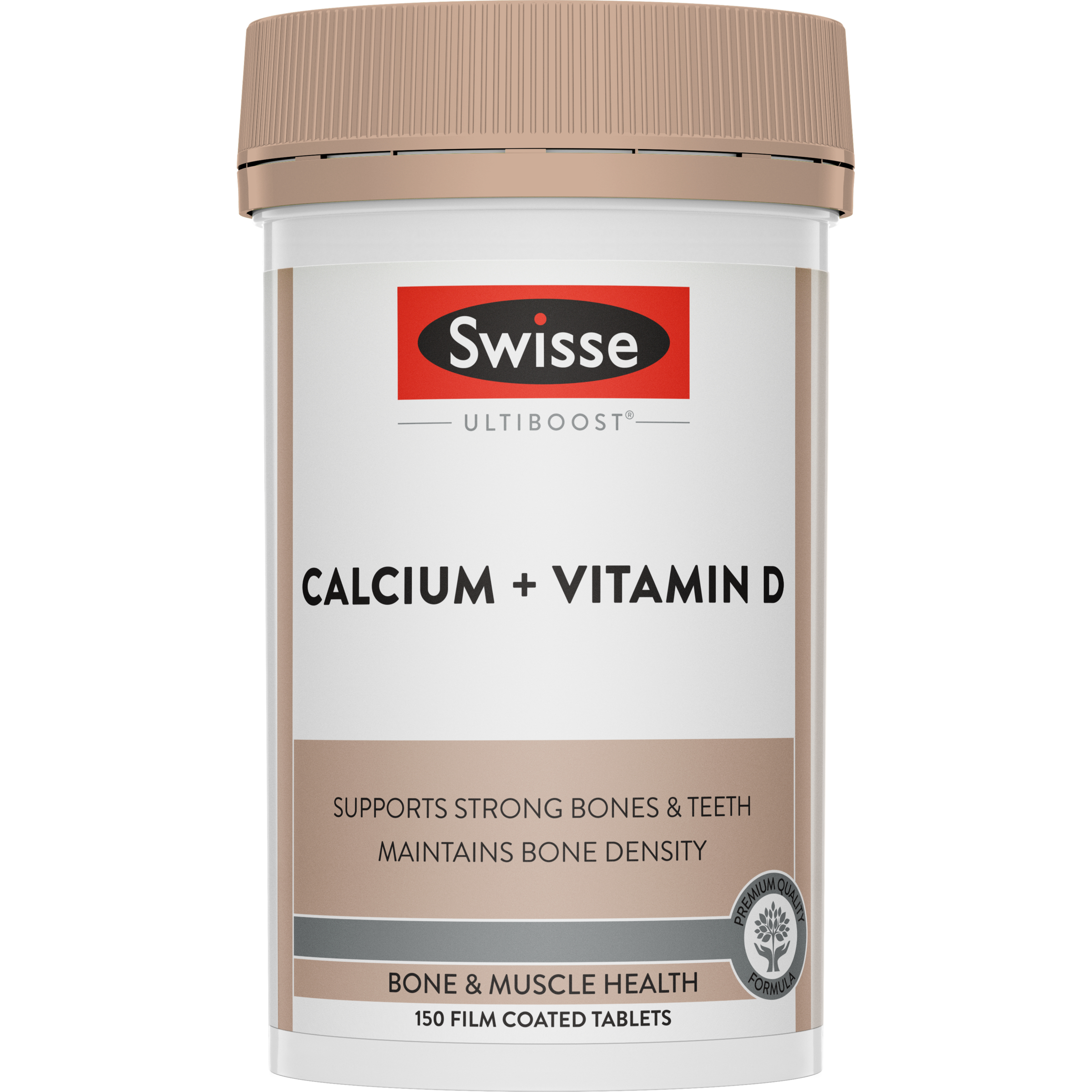 Swisse Ultiboost Calcium + Vitamin D 150 tablets - Image 1