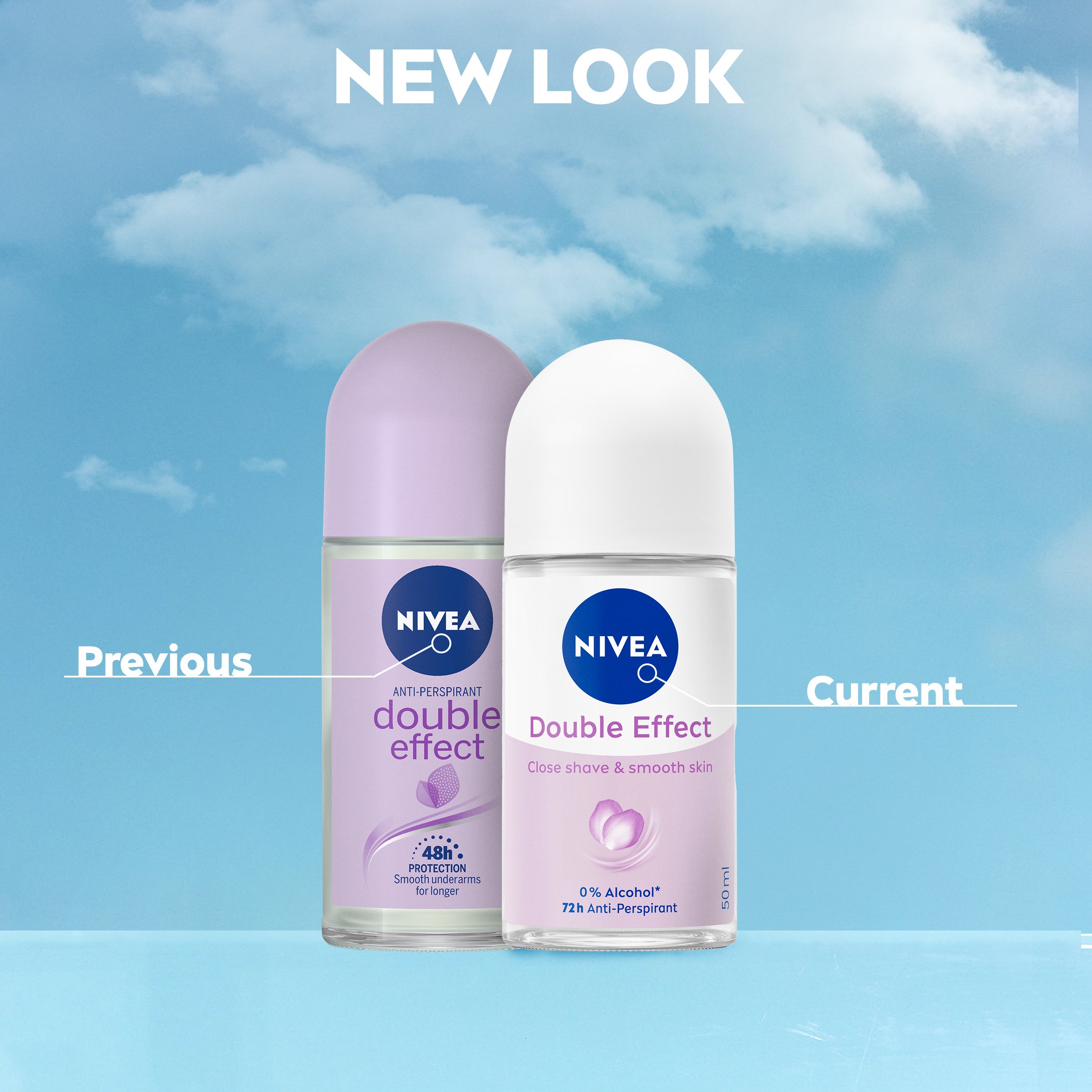 Nivea Deodrant Roll On Double Effect 50ml - Image 4