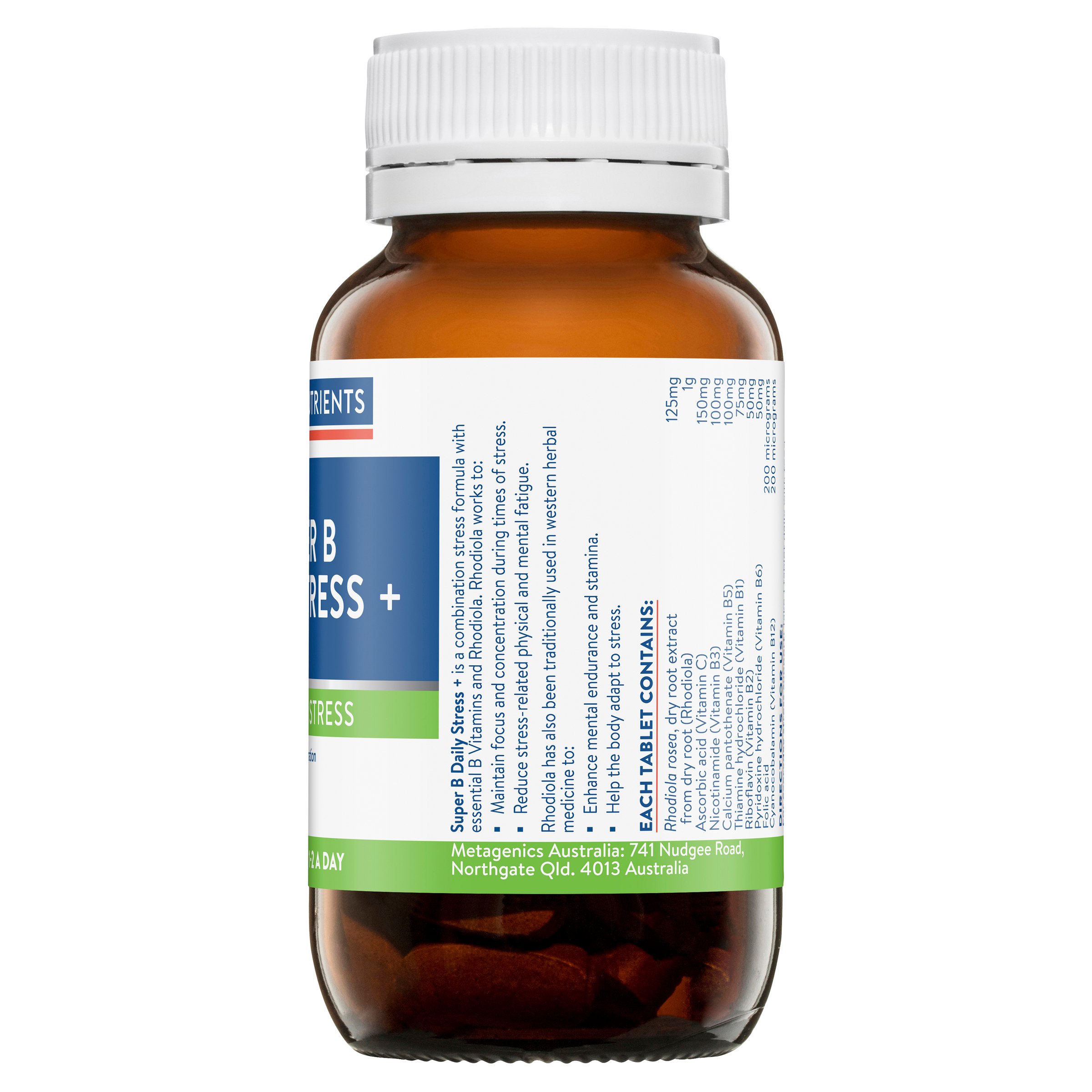 Ethical Nutrients Super B Daily Stress+ 60 tablets - Image 4