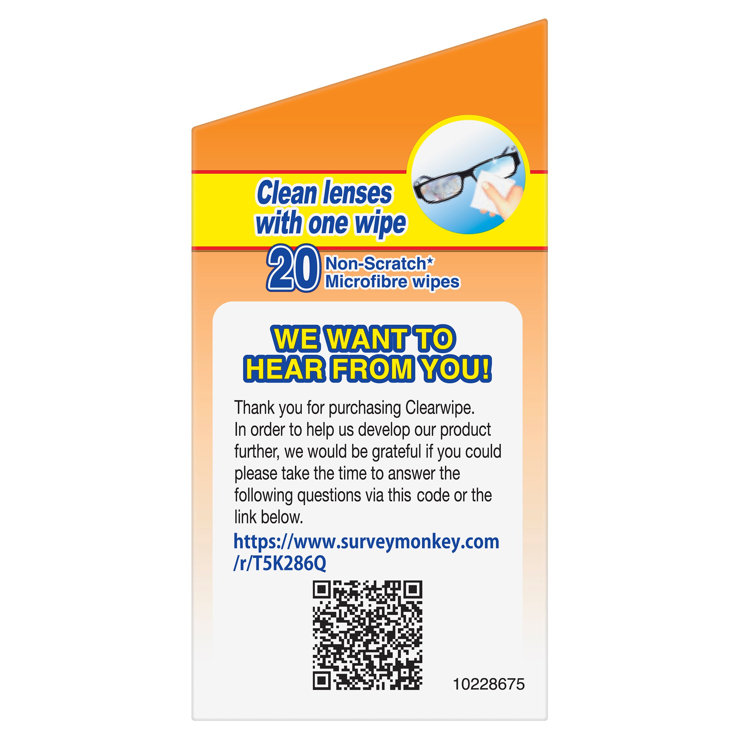 Clearwipe Lens Cleaner 20 Wipes 20 each - Image 4
