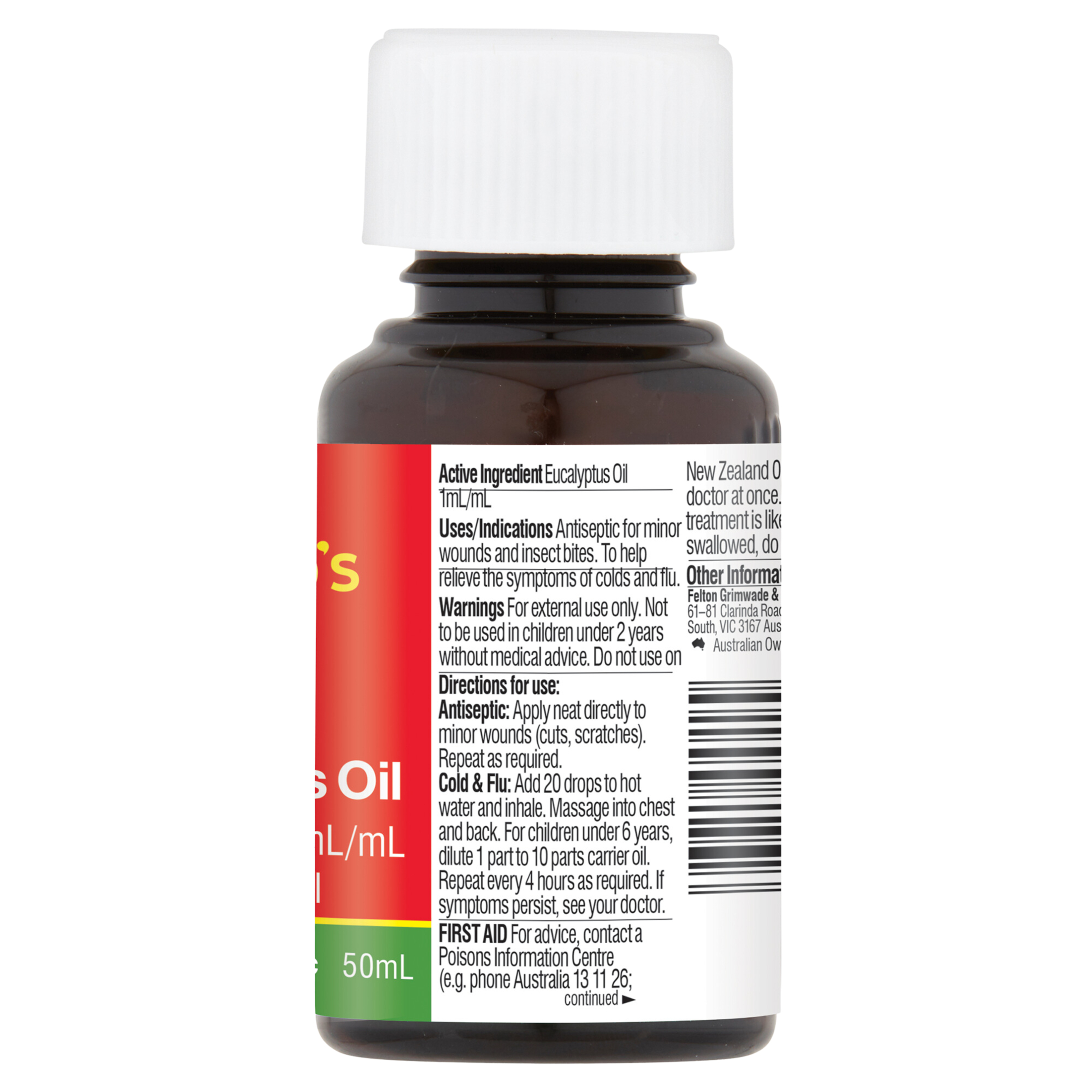Bosisto's Eucalyptus Oil 50ml - Image 2