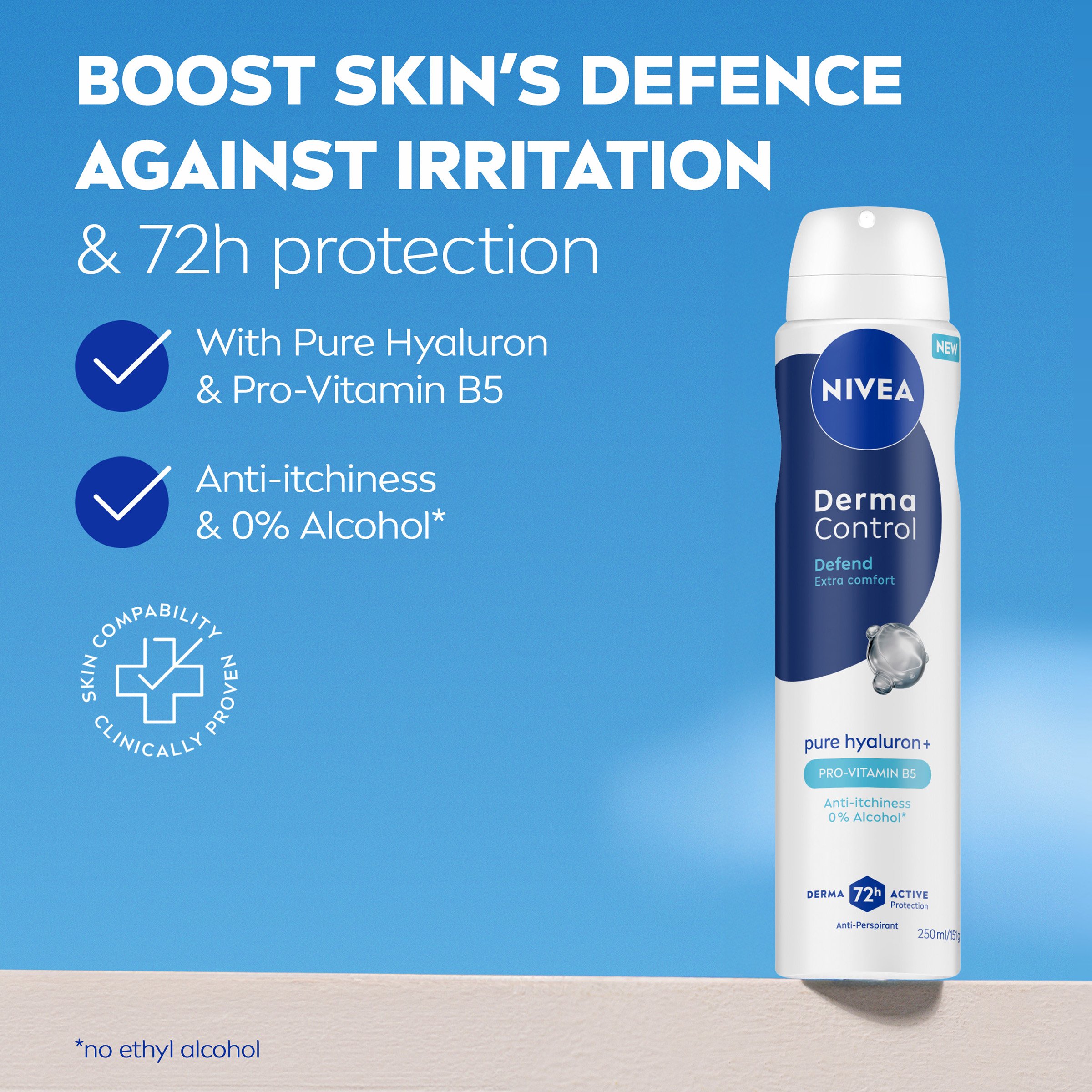 Nivea Deodorant Derma Control Defend 250ml - Image 5