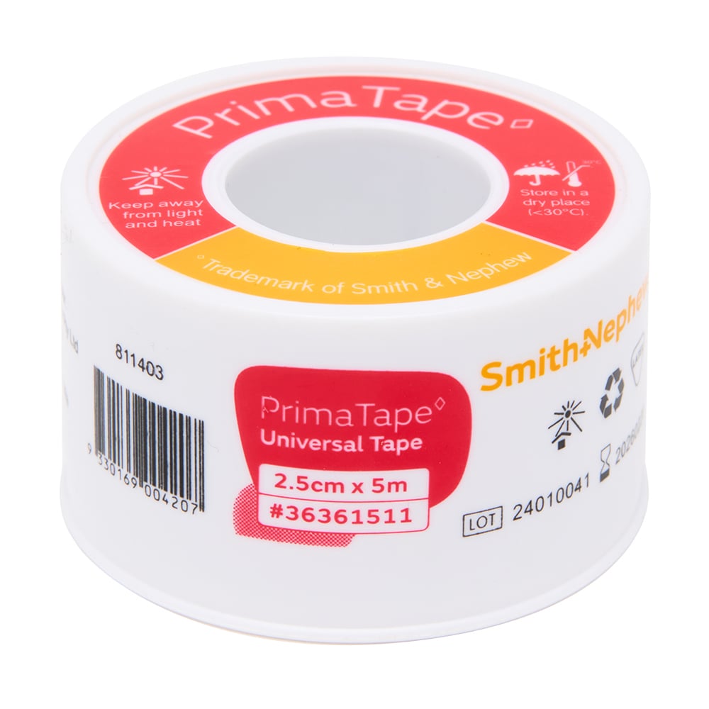 Primatape Universal Tape 2.5cm X 5m - 1 roll