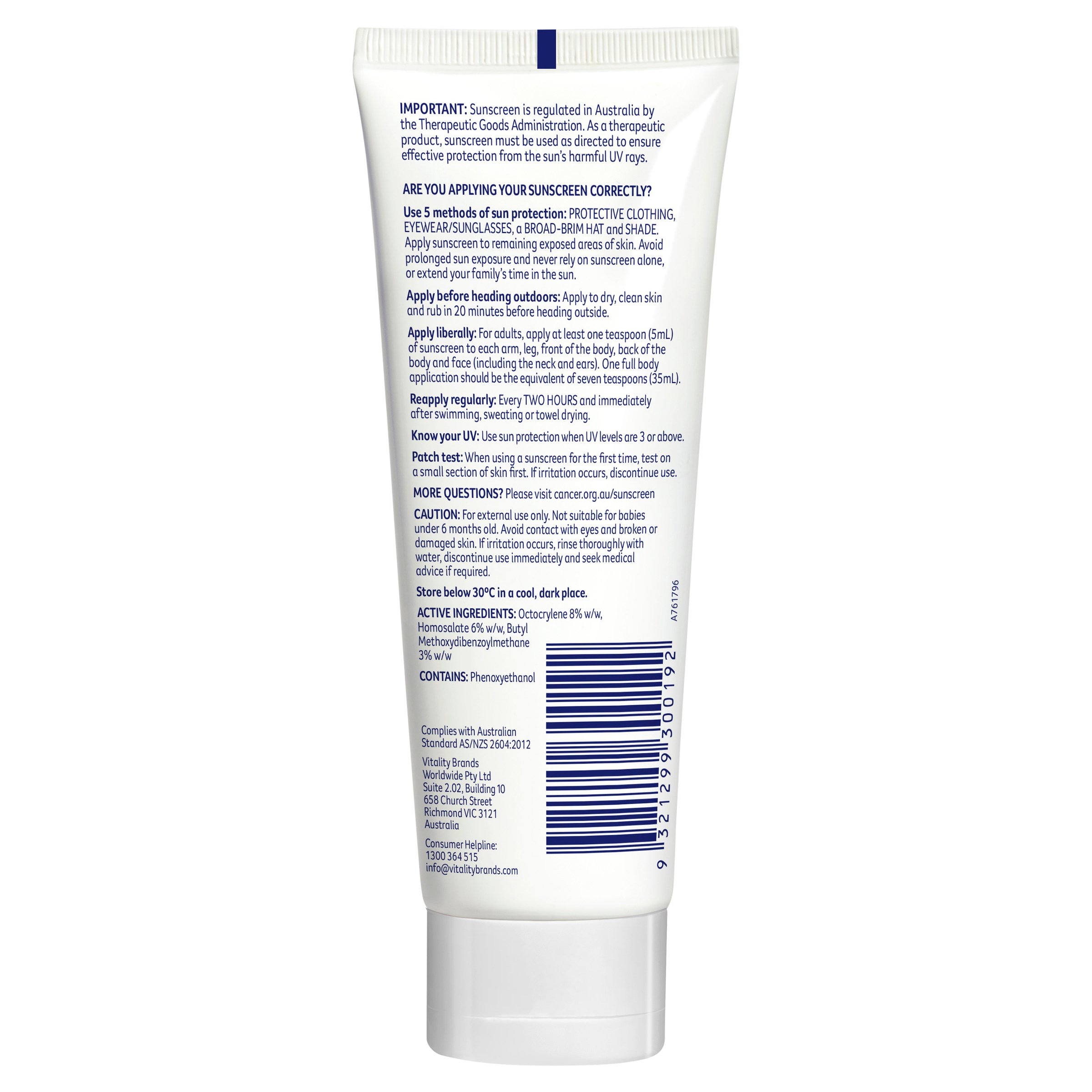 Cancer Council Face Day Wear Moisturiser Matte Invisible 4Hour Water Resistant SPF50+ - 75ml - Image 2