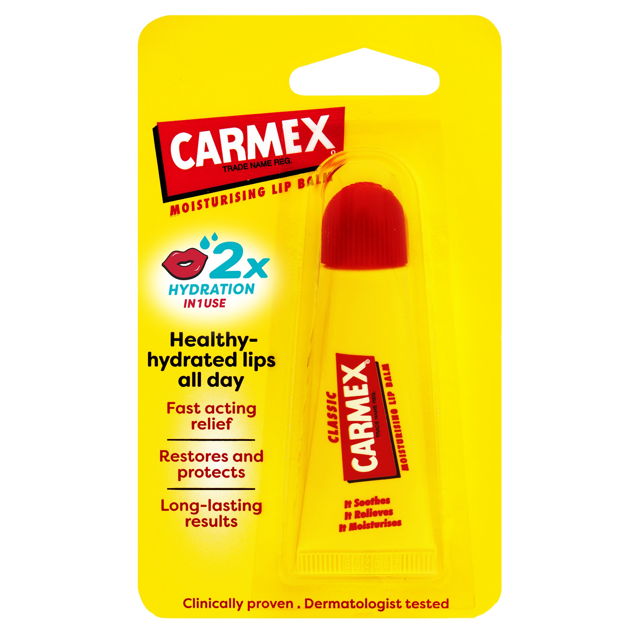Carmex Moisturising Lip Balm Tube 10g - Image 1