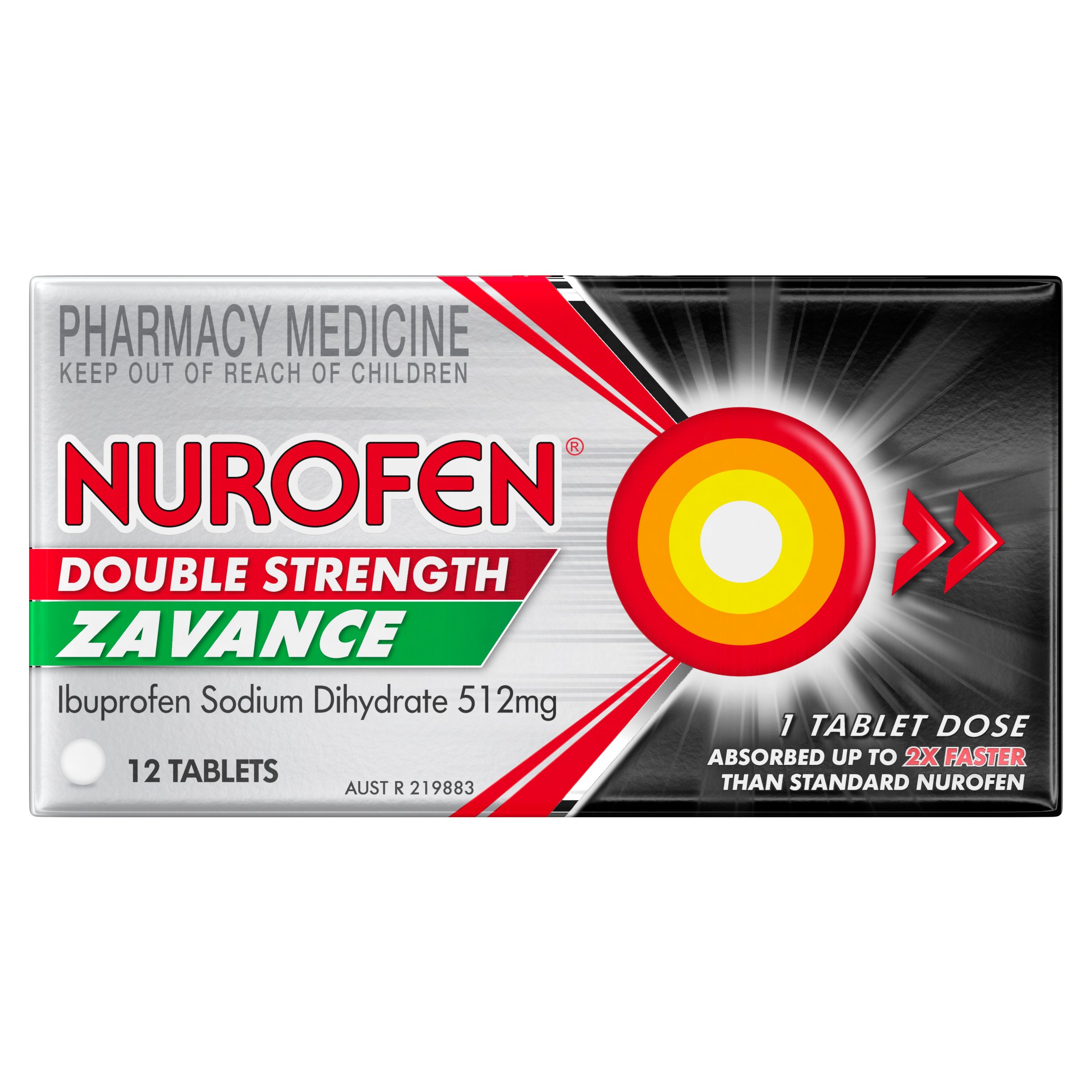 Nurofen Double Strength Zavance 512mg - 12 tablets - Image 4