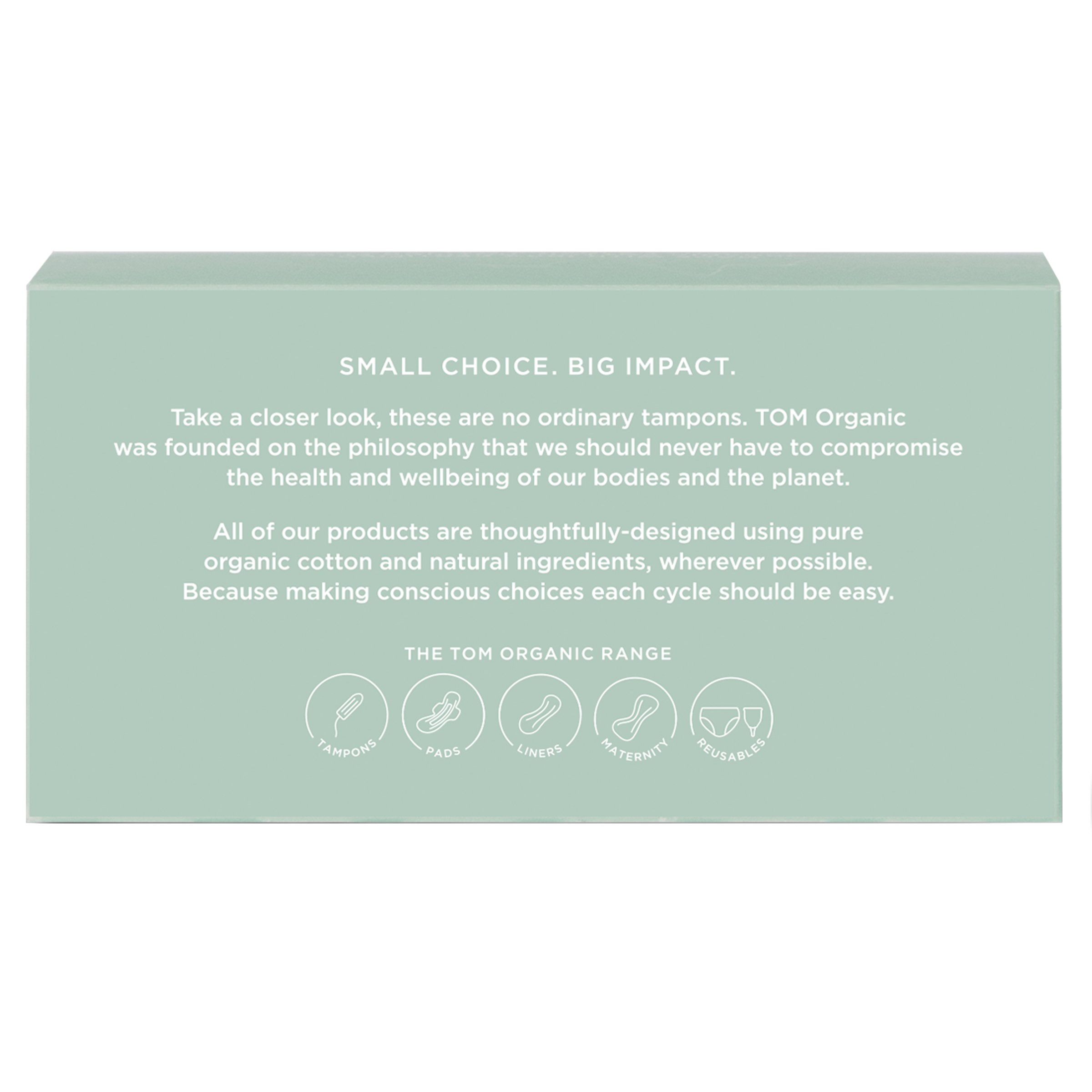 Tom Organic Tampons Regular 16 pack - Image 2