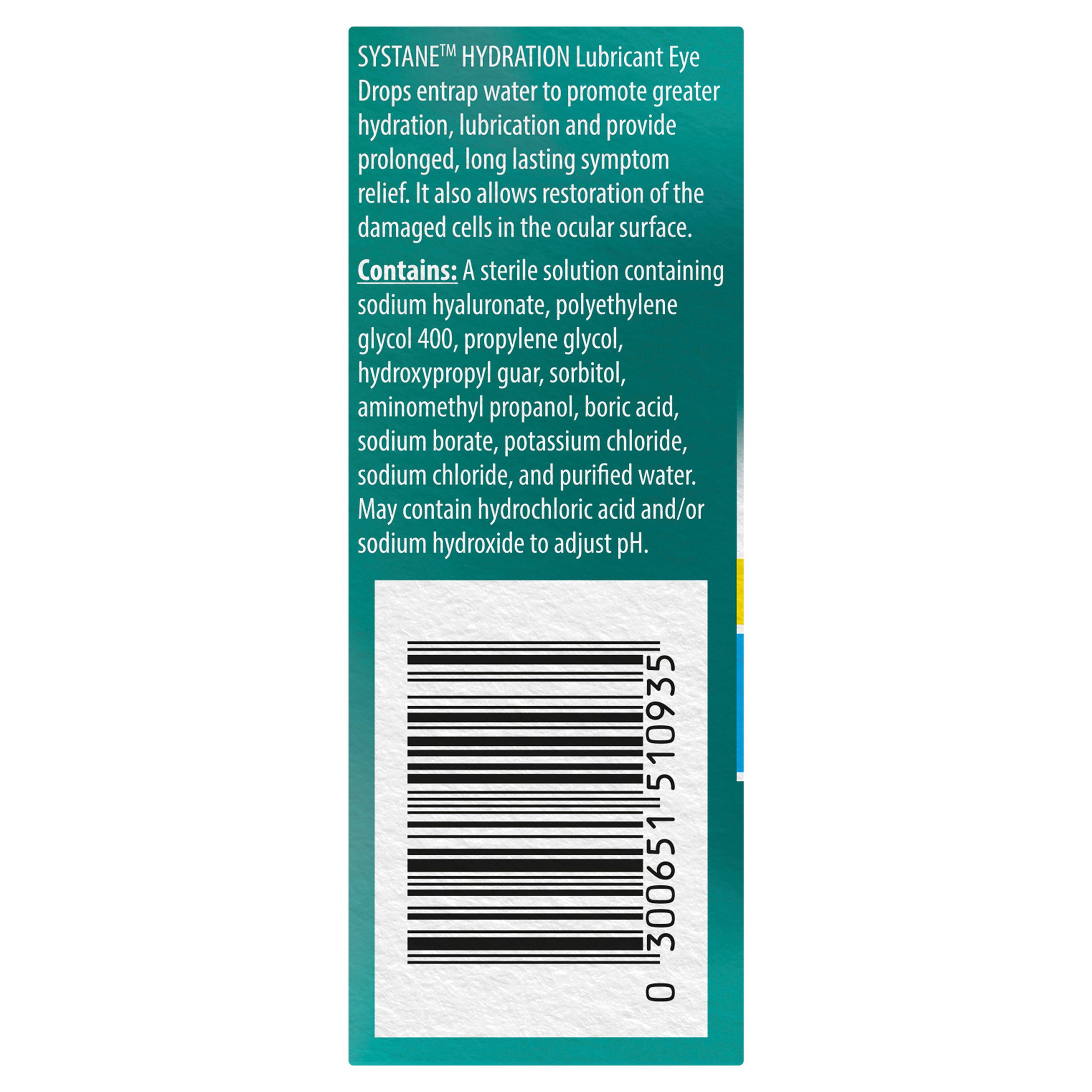 Systane Hydration Multi-Dose Preservative-Free Lubricant Eye Drops 10ml - Image 4