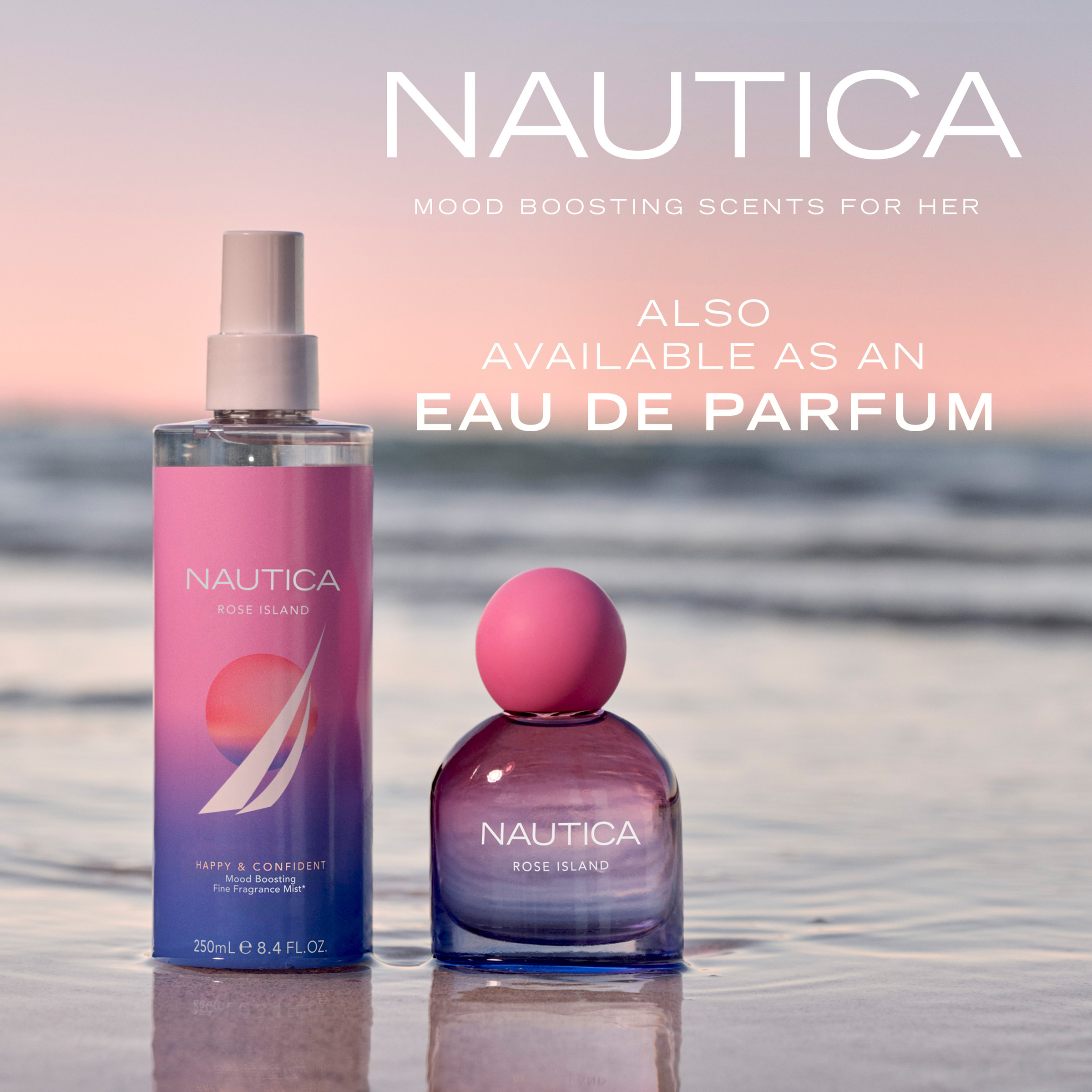 Nautica Rose Island Fine Fragrance Mist 250ml - Image 2