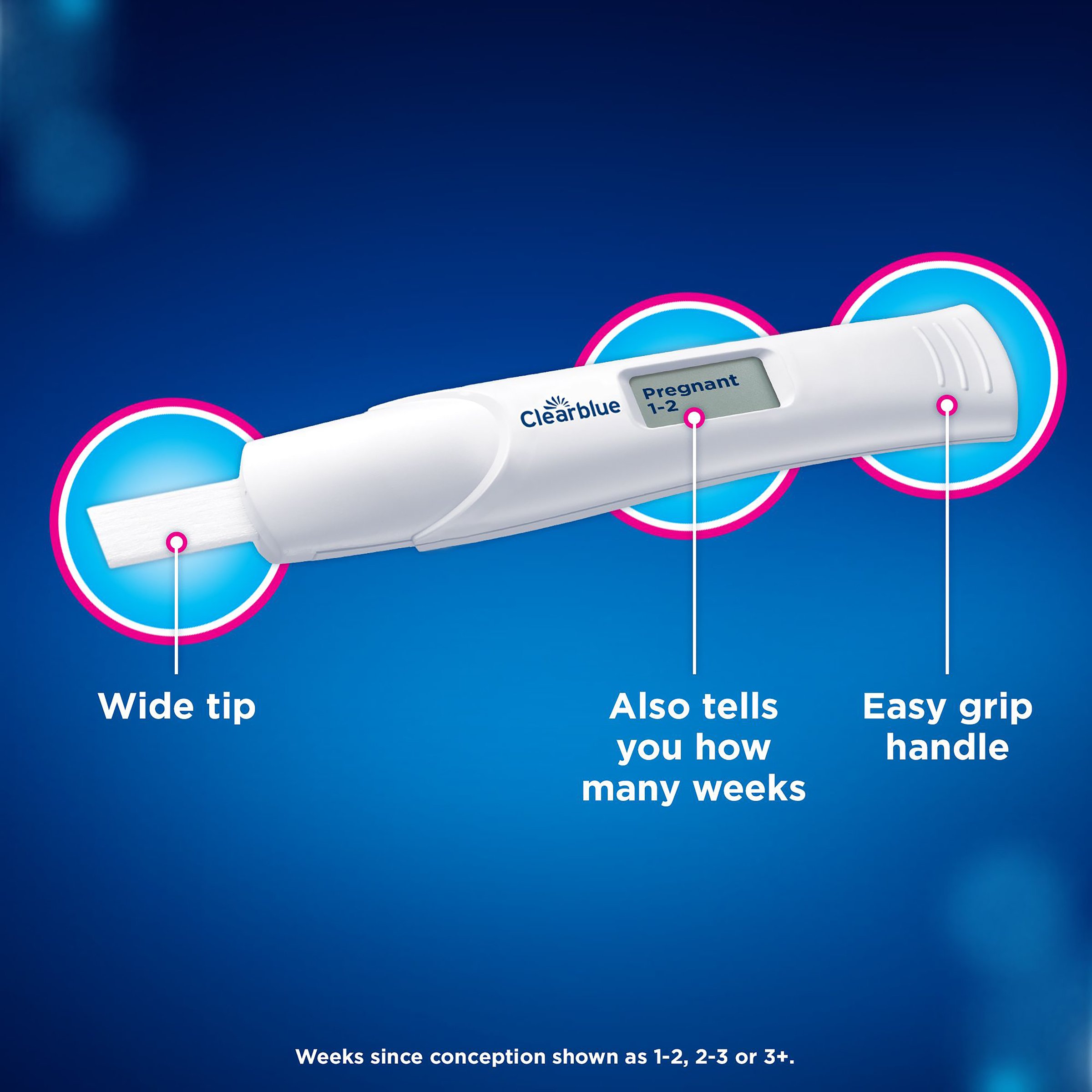 Clearblue Digital Pregnancy Test With Conception Indicator 2 pack - Image 5