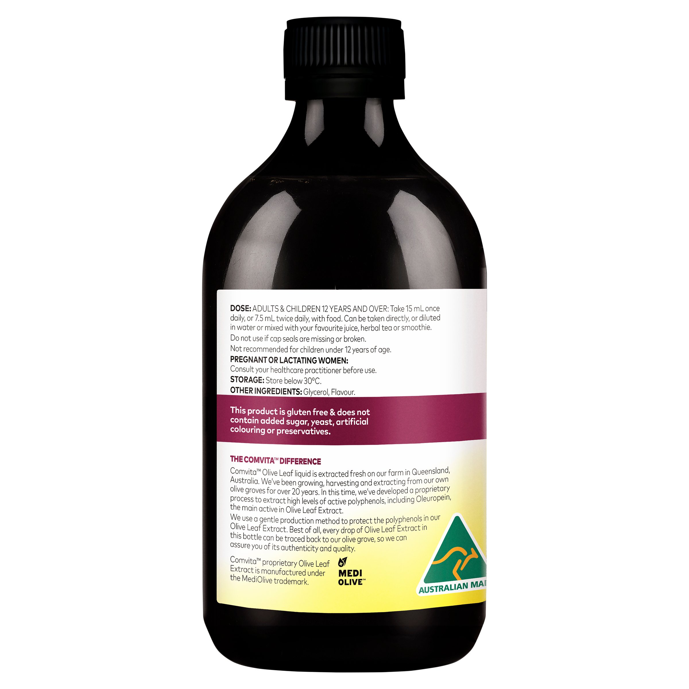Comvita Olive Leaf Extract Mixed Berry 500ml - Image 2