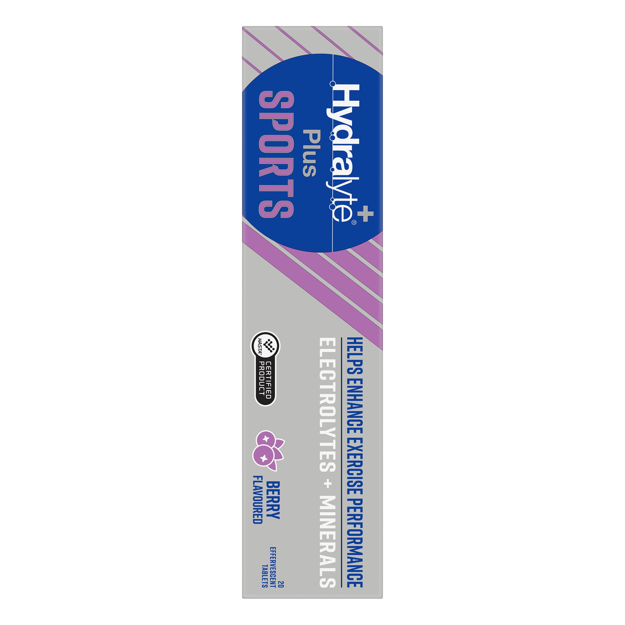 Hydralyte Plus Sports Effervescent Berry 20 tablets - Image 13