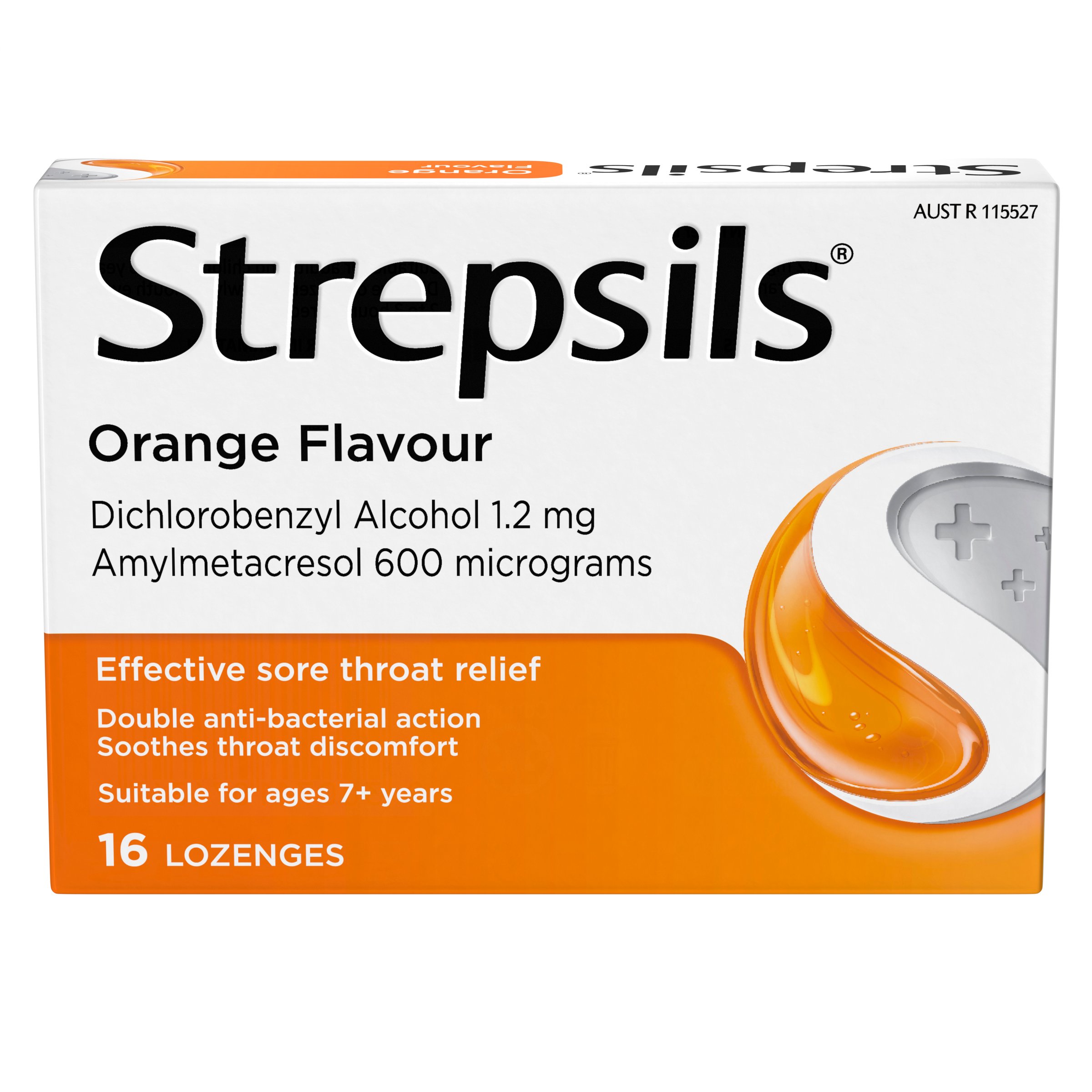 Strepsils Orange Double Antibacterial Action 16 lozenges - Image 6