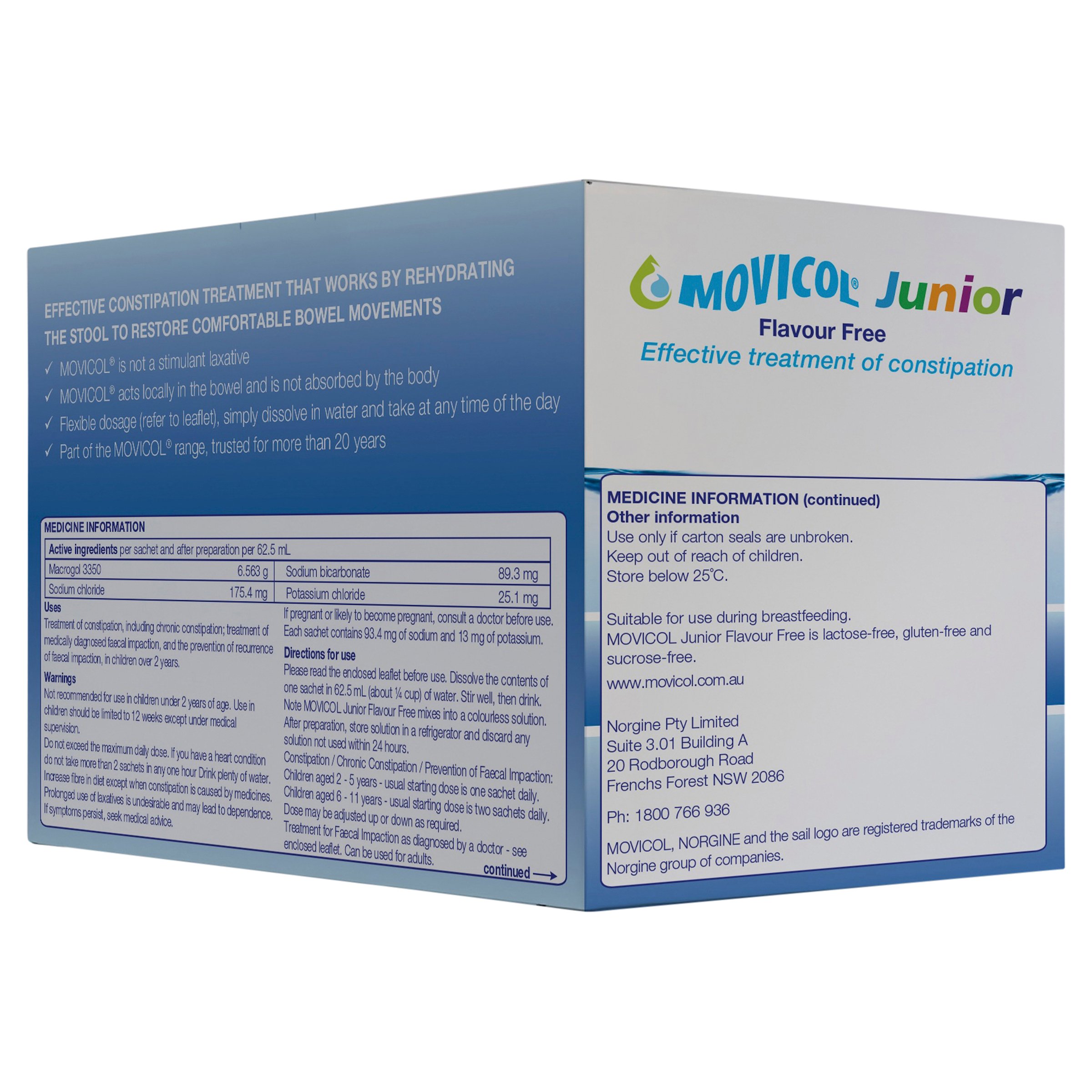 MOVICOL Powder Junior Flavour Free 30 sachets - Image 7