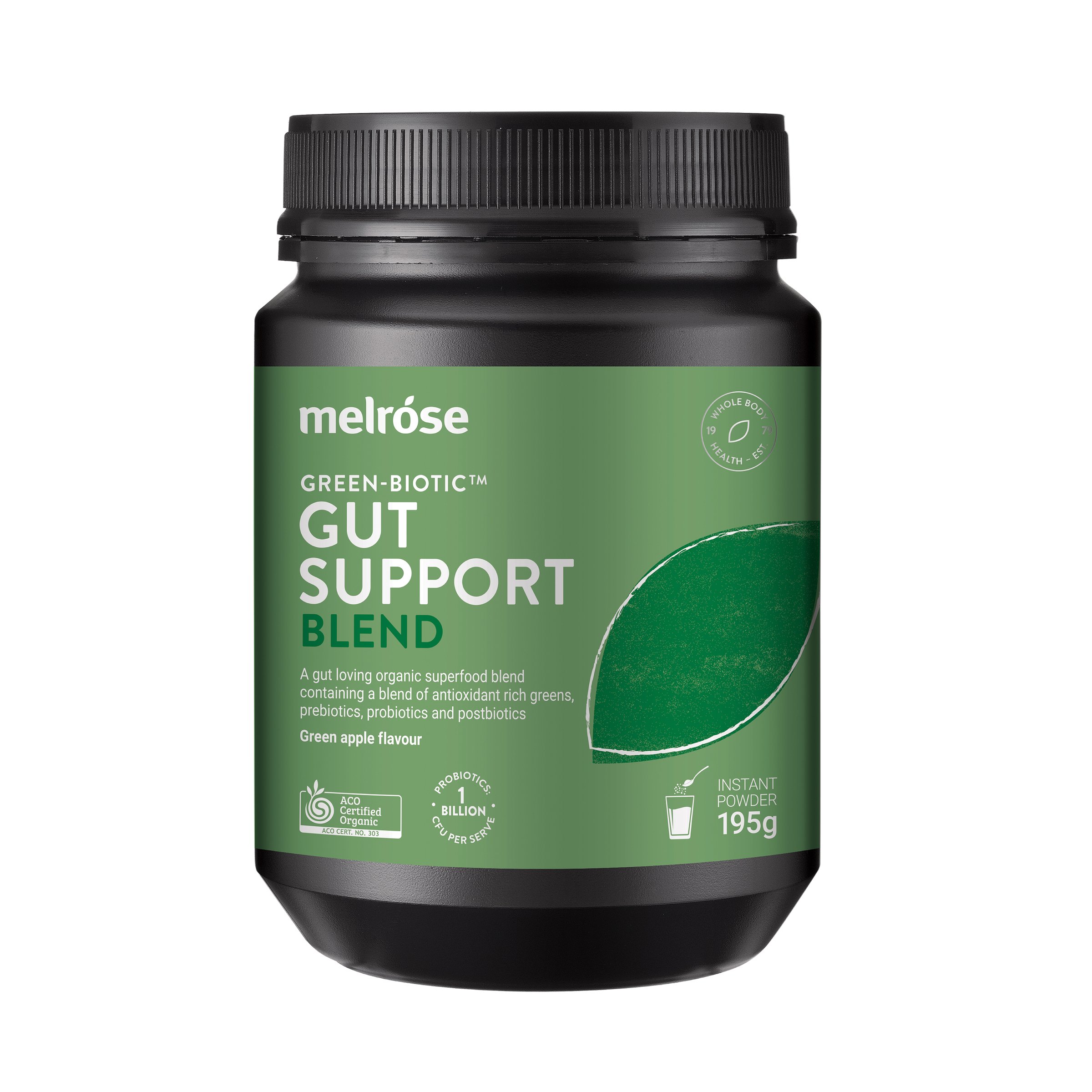 Melrose Green-Biotic Gut Support Blend 195g - Image 1