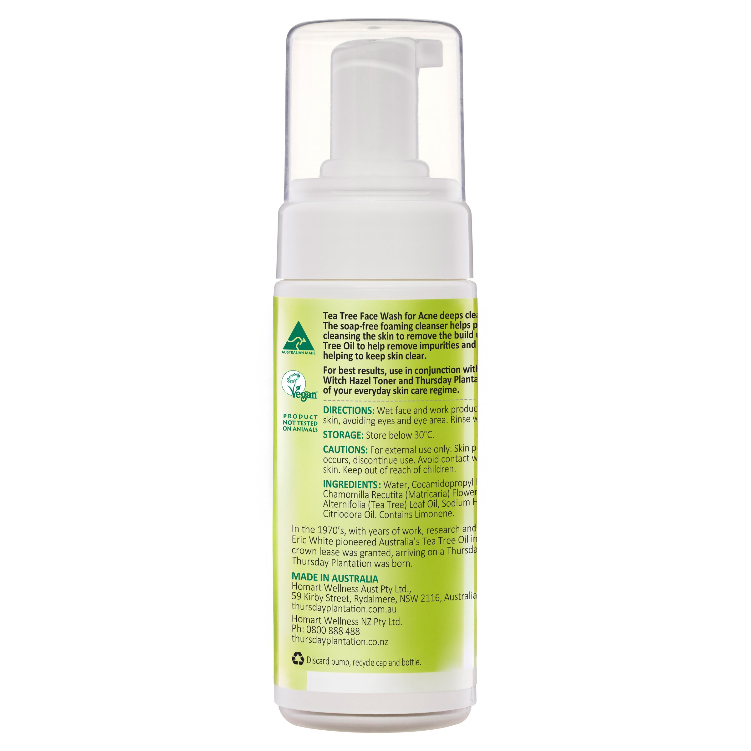 Thursday Plantation Tea Tree Daily Face Wash For Acne 150ml - Image 3