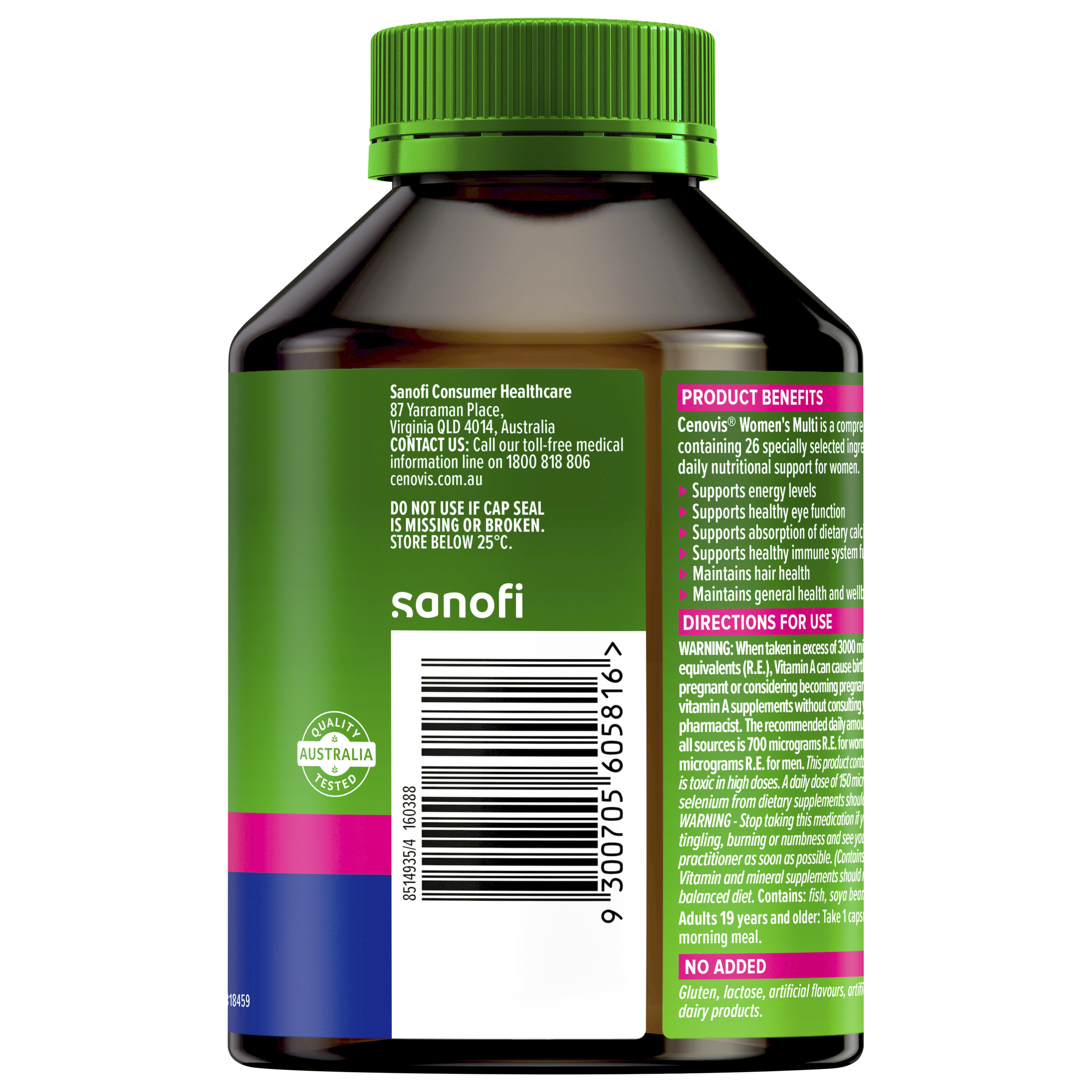 Cenovis Once Daily Women's Multi 100 capsules - Image 3