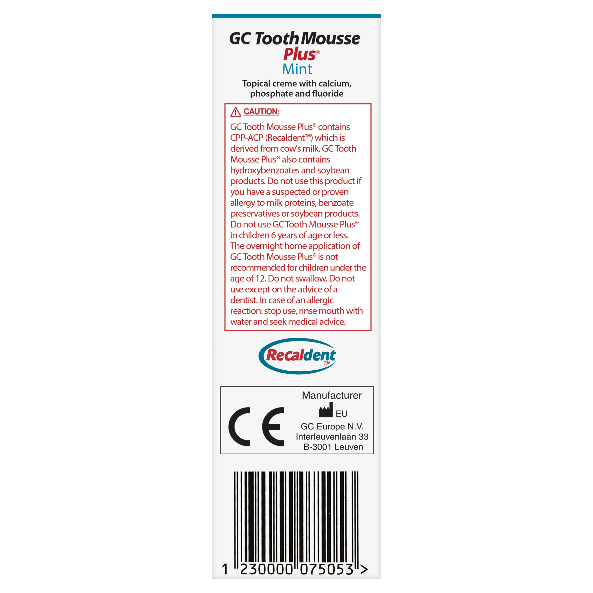 GC Tooth Mousse Plus Mint 40g - Image 4