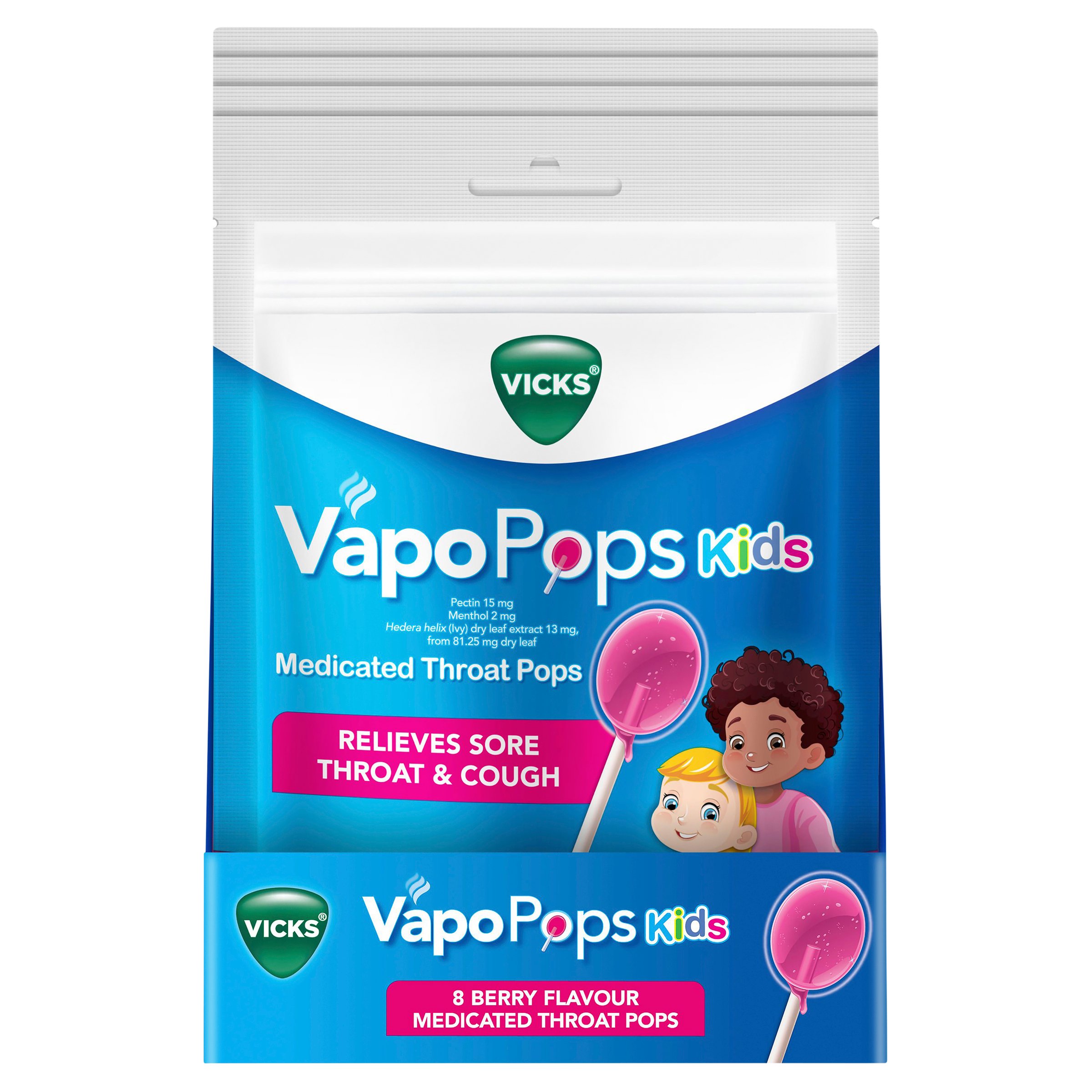 Vicks Throat Pops For Kids 8 pack - Image 3