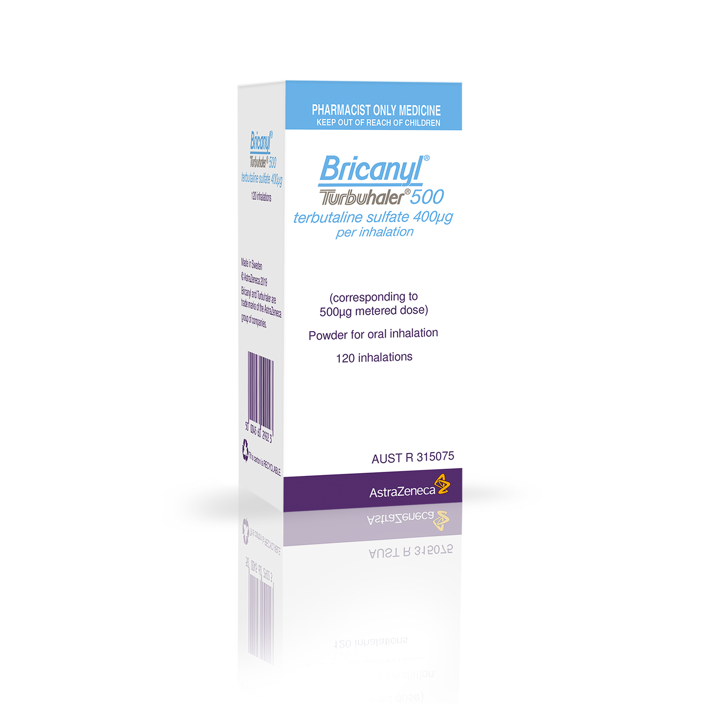 Bricanyl Turbuhaler 500mcg - 120 doses