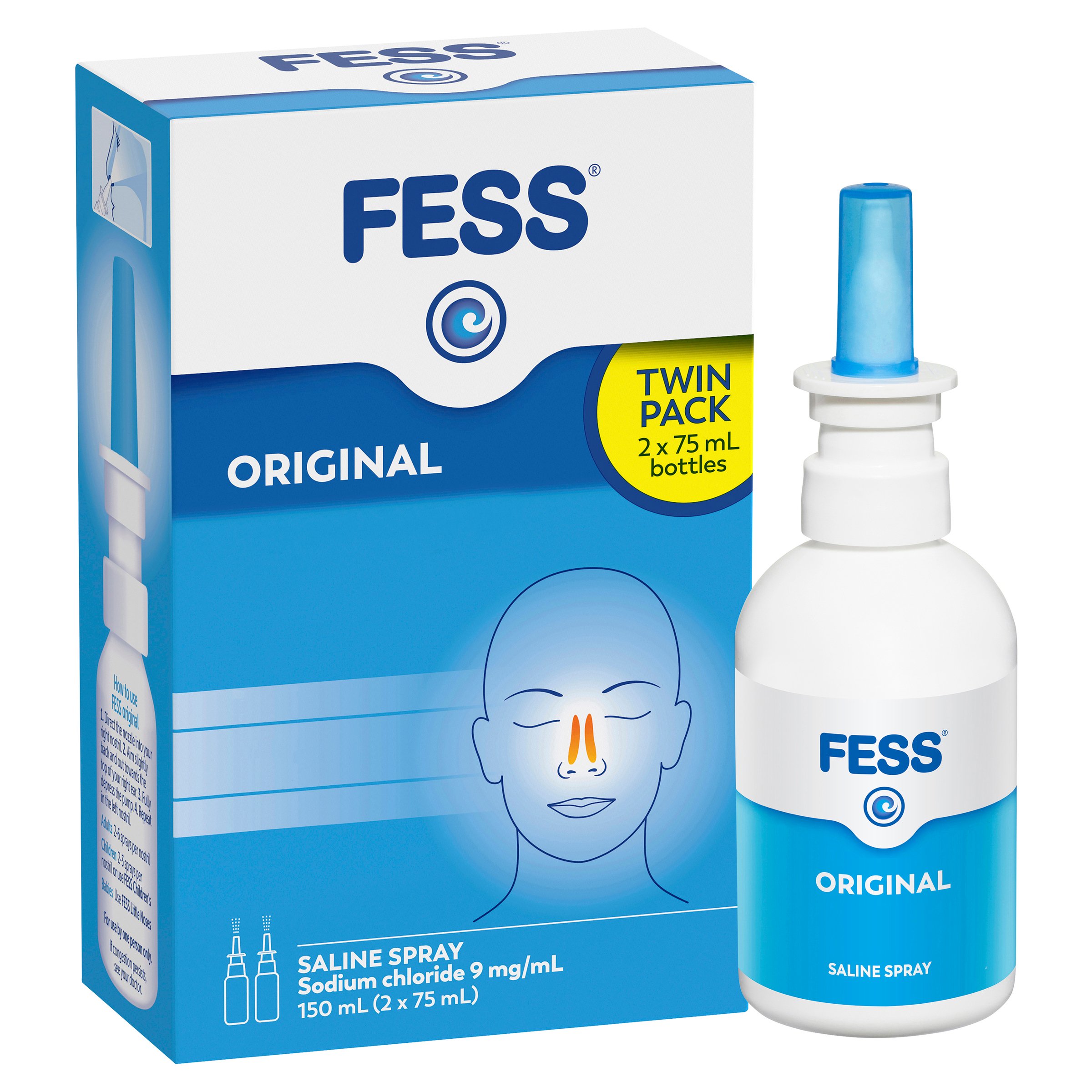 Fess Nasal Spray 75ml - 2 pack - Image 10