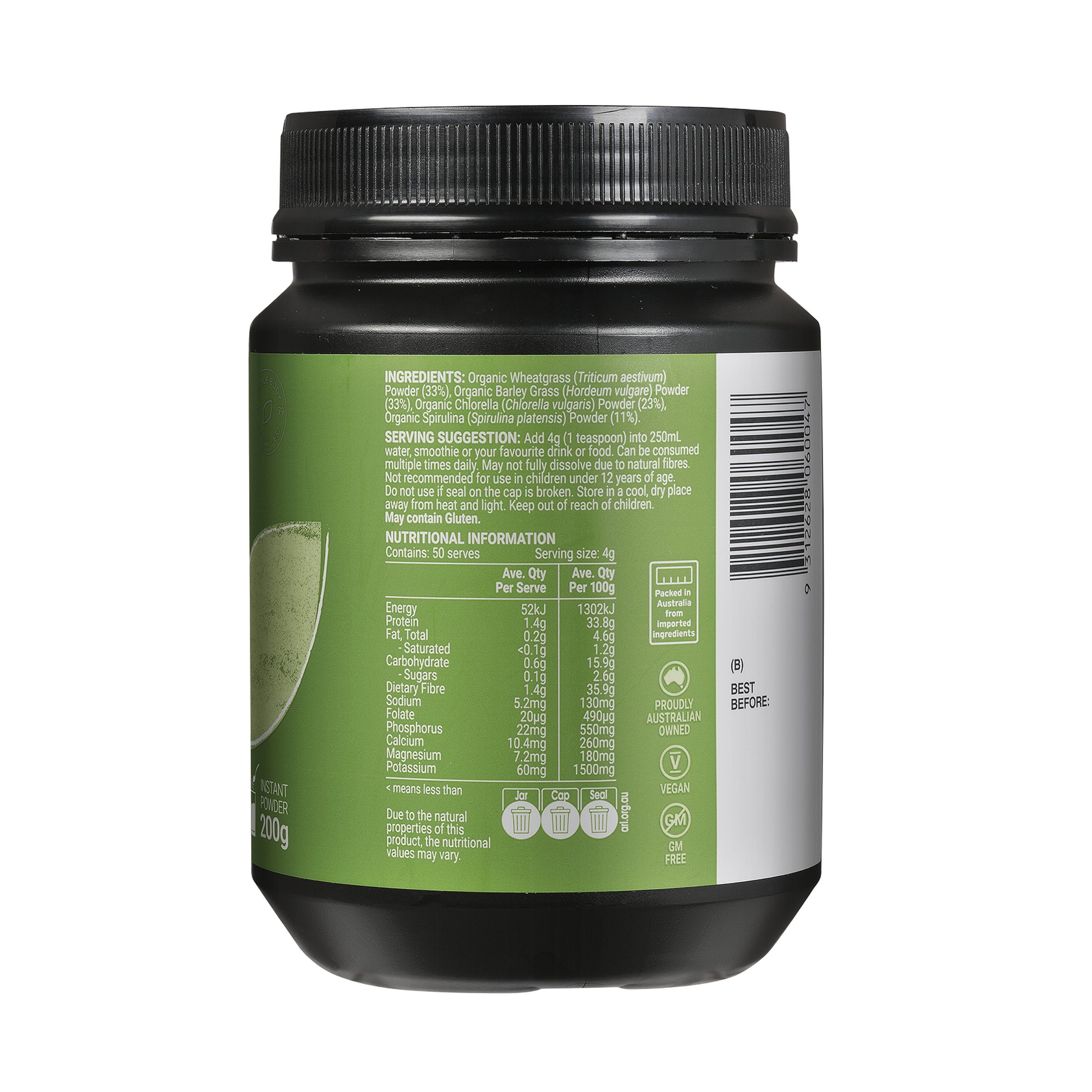 Melrose Organic Essential Greens 200g - Image 2