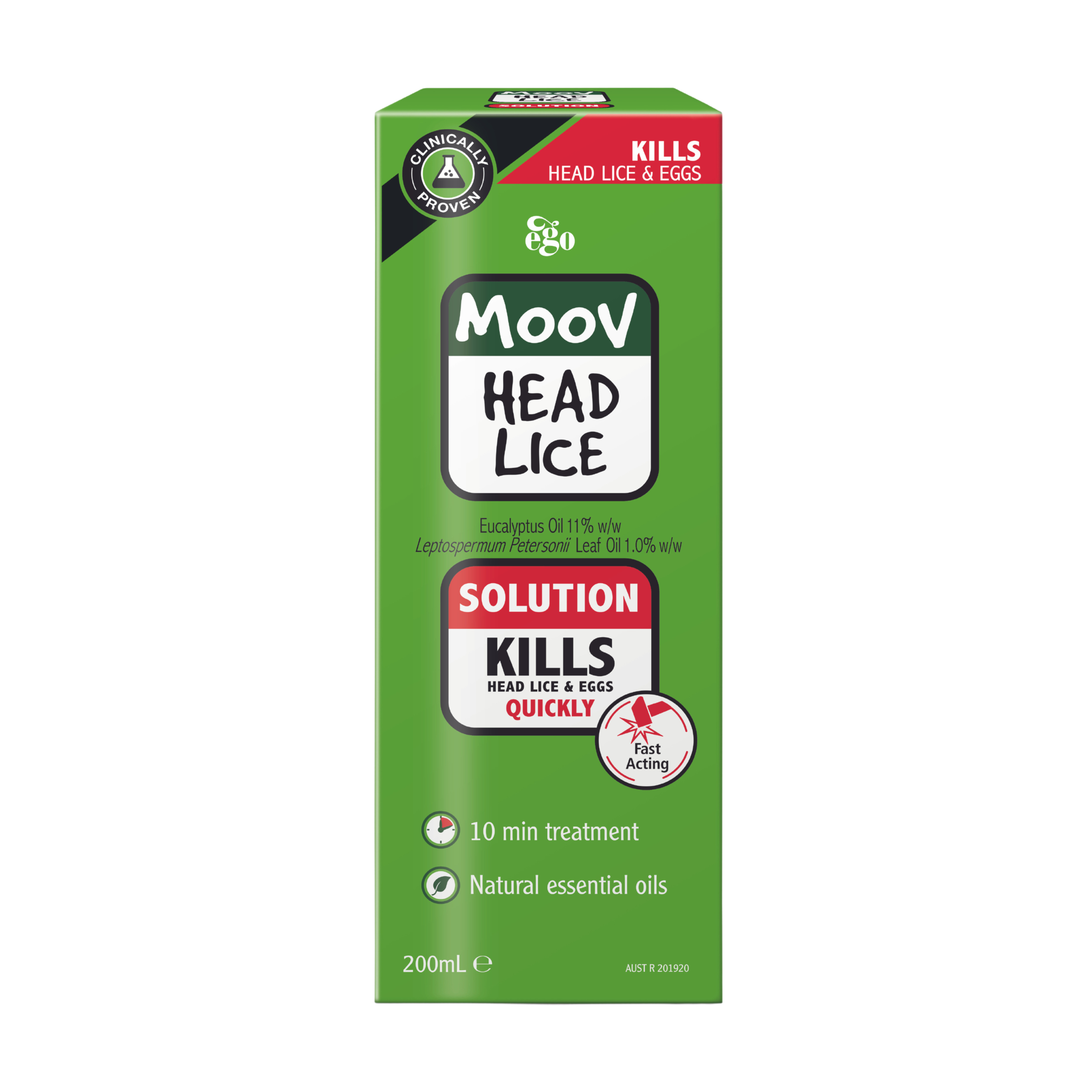 Ego Moov Head Lice Solution 200ml - Image 1