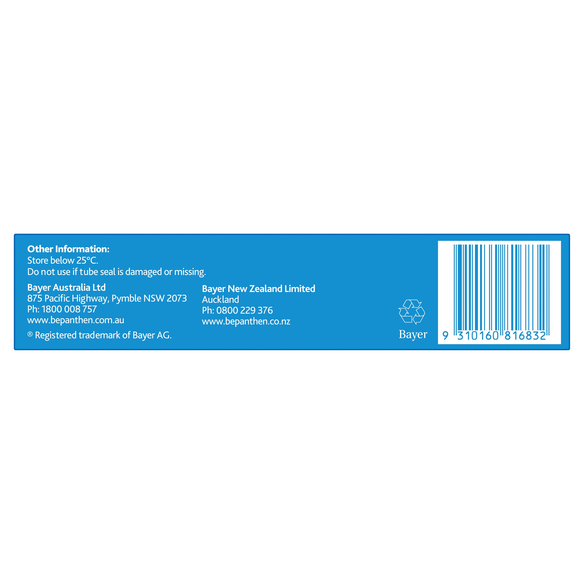 Bepanthen Antiseptic Cream 5% - 100g - Image 4
