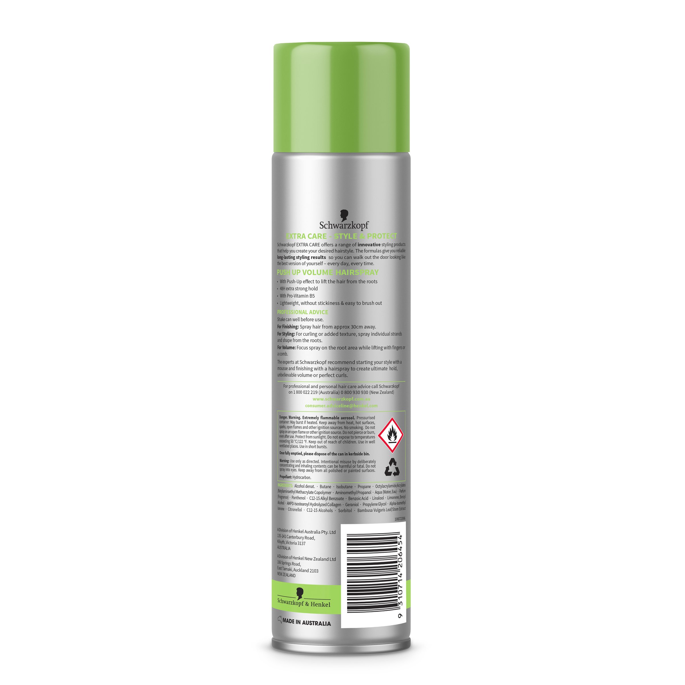 Schwarzkopf EC Volume Style Hairspray 250g - Image 2