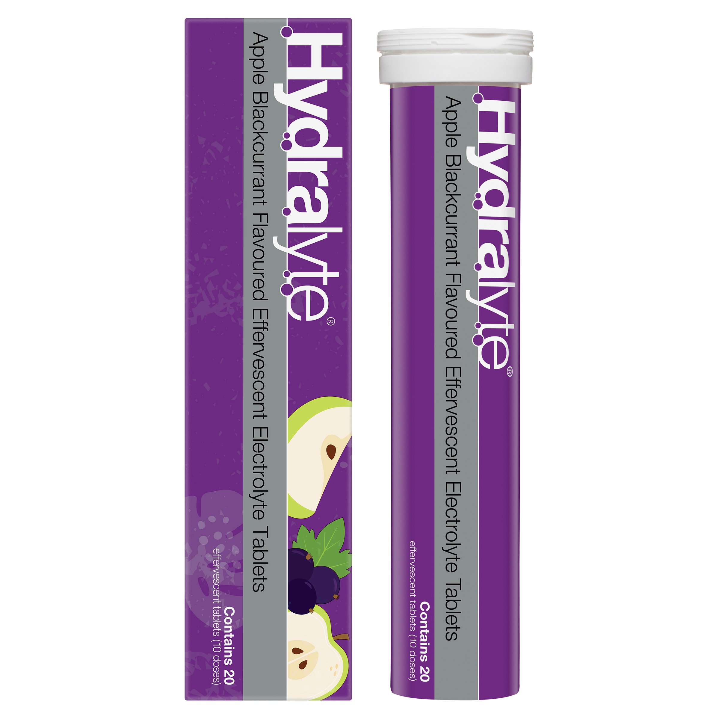 Hydralyte Effervescent Apple/Blackcurrant 20 tablets - Image 7