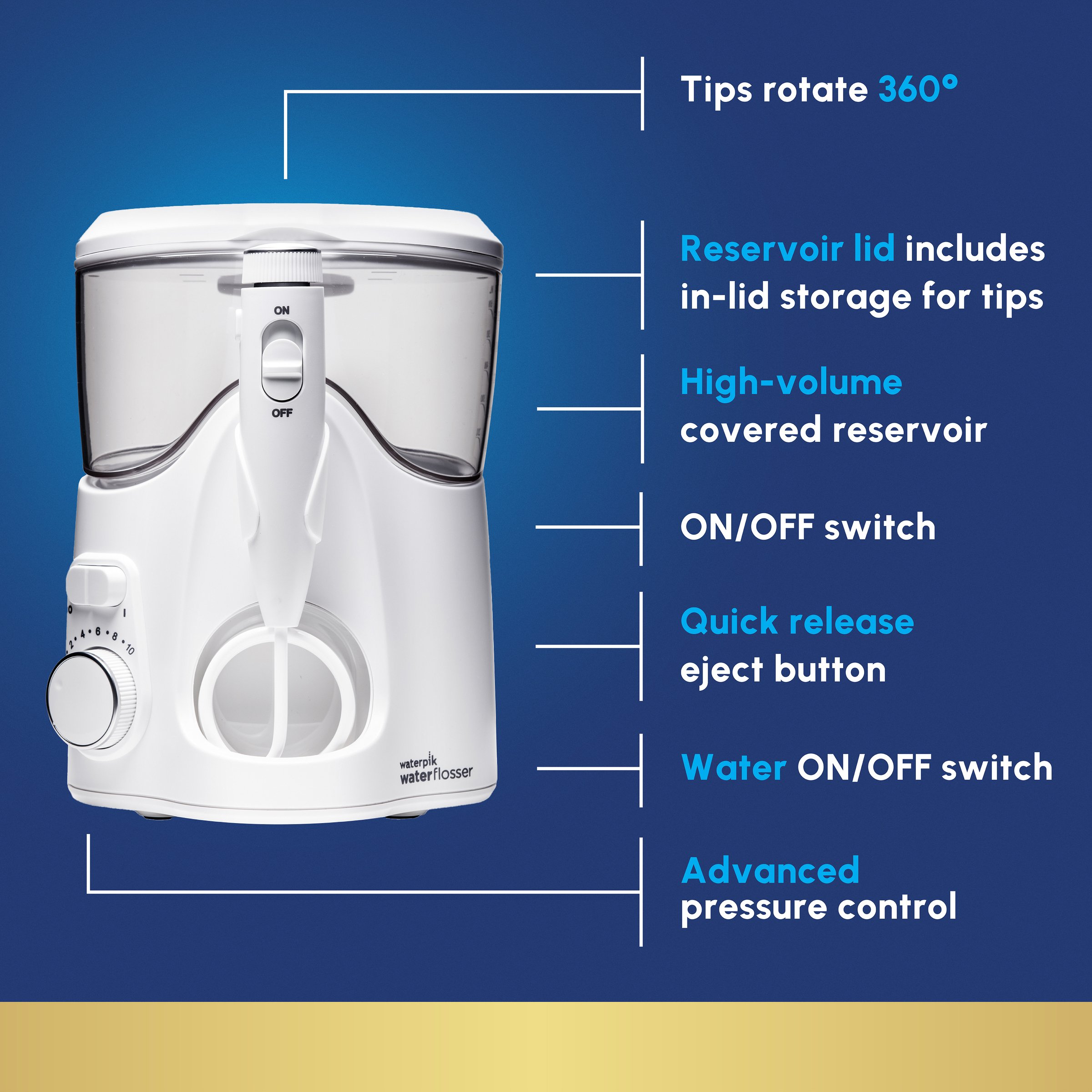 Waterpik Ultra Plus Waterflosser White 1 each - Image 7