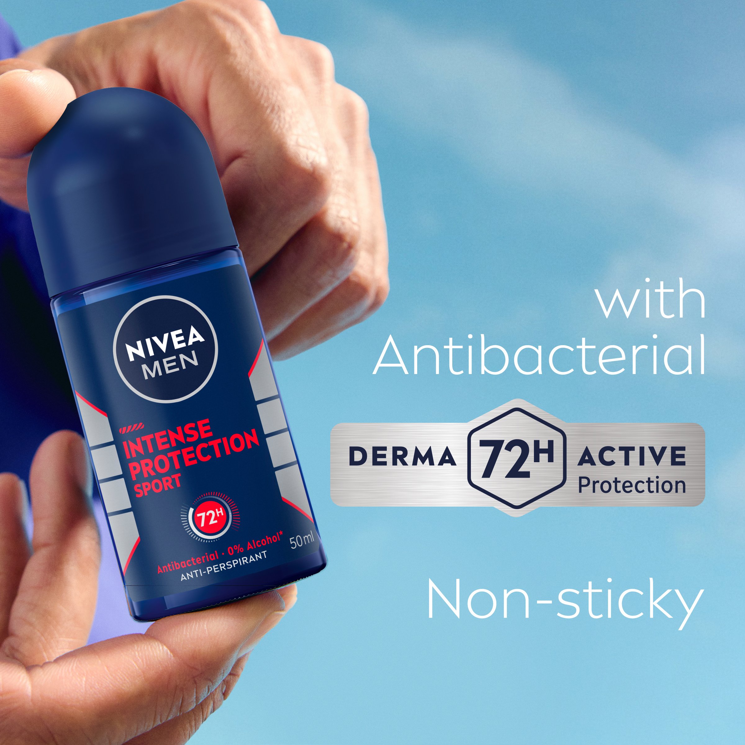 Nivea Men Deodorant Roll On Intense Protection 50ml - Image 6