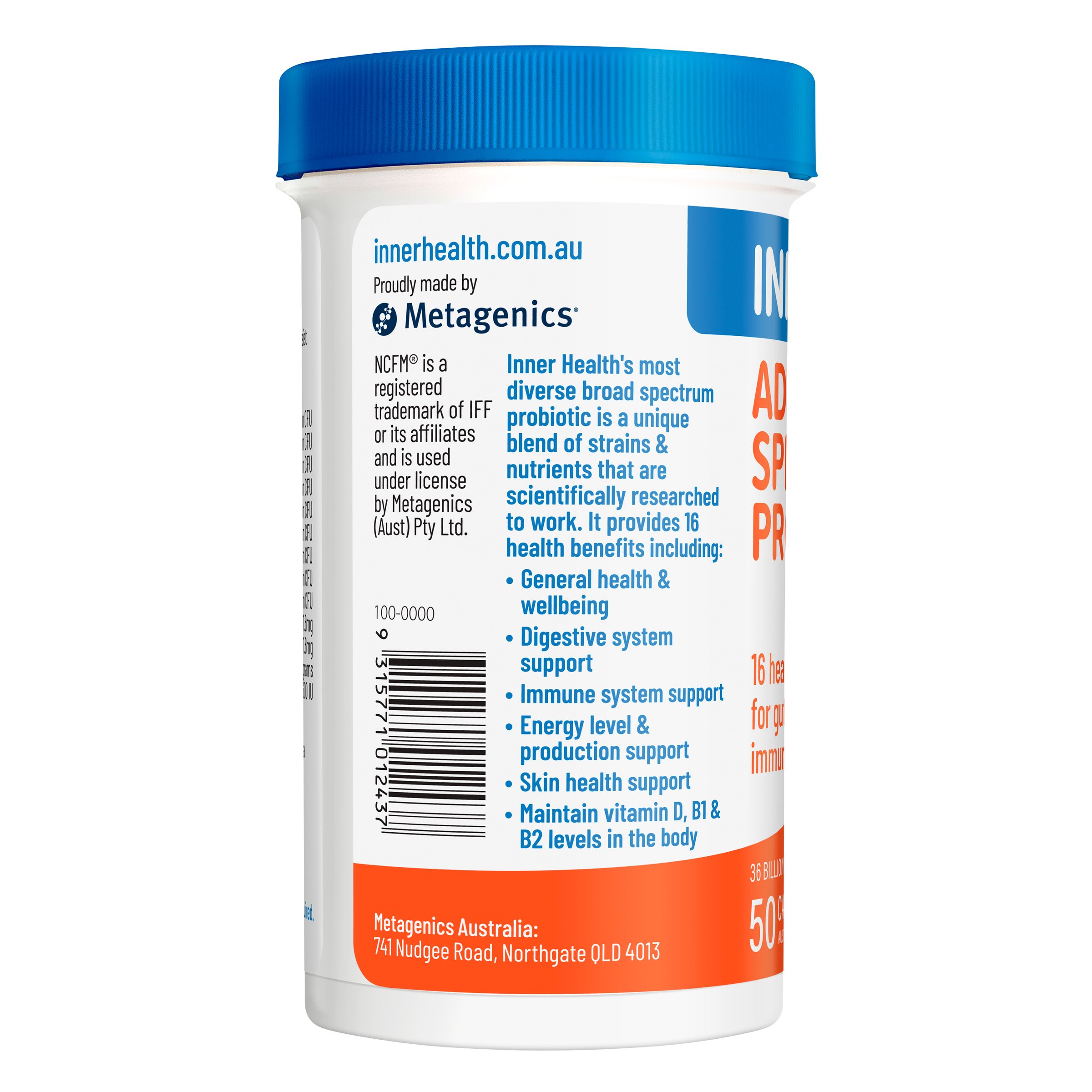 Inner Health Advanced Spectrum Probiotic 50 capsules - Image 3