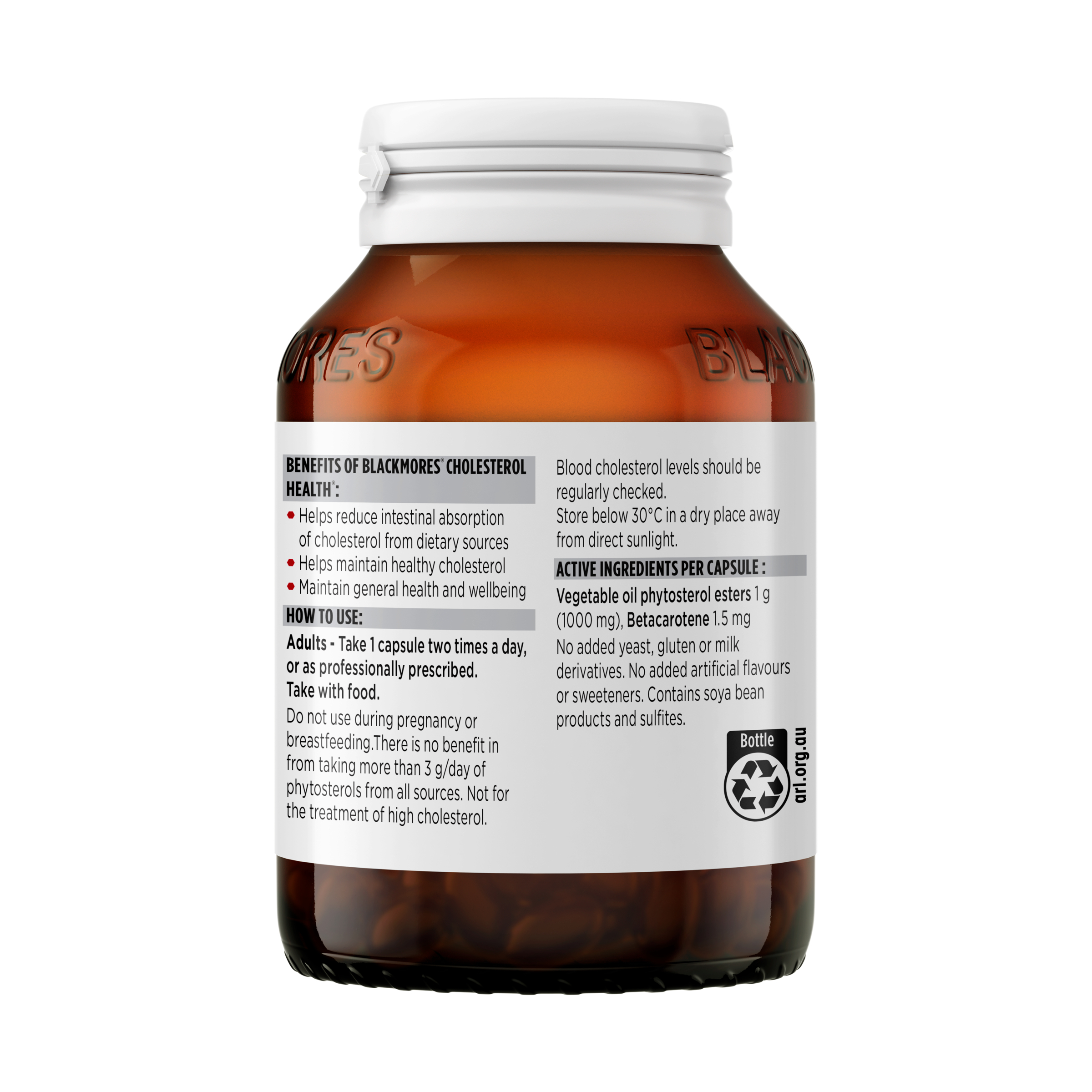 Blackmores Cholesterol Health 60 capsules - Image 3